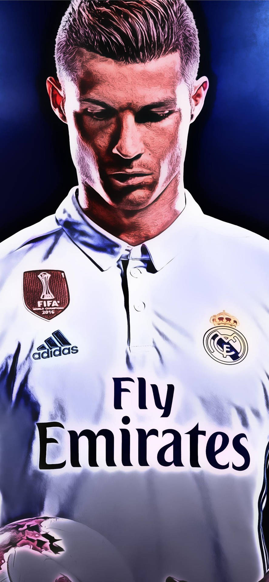 890x1920 Download Real Madrid Fly Emirates, Phone