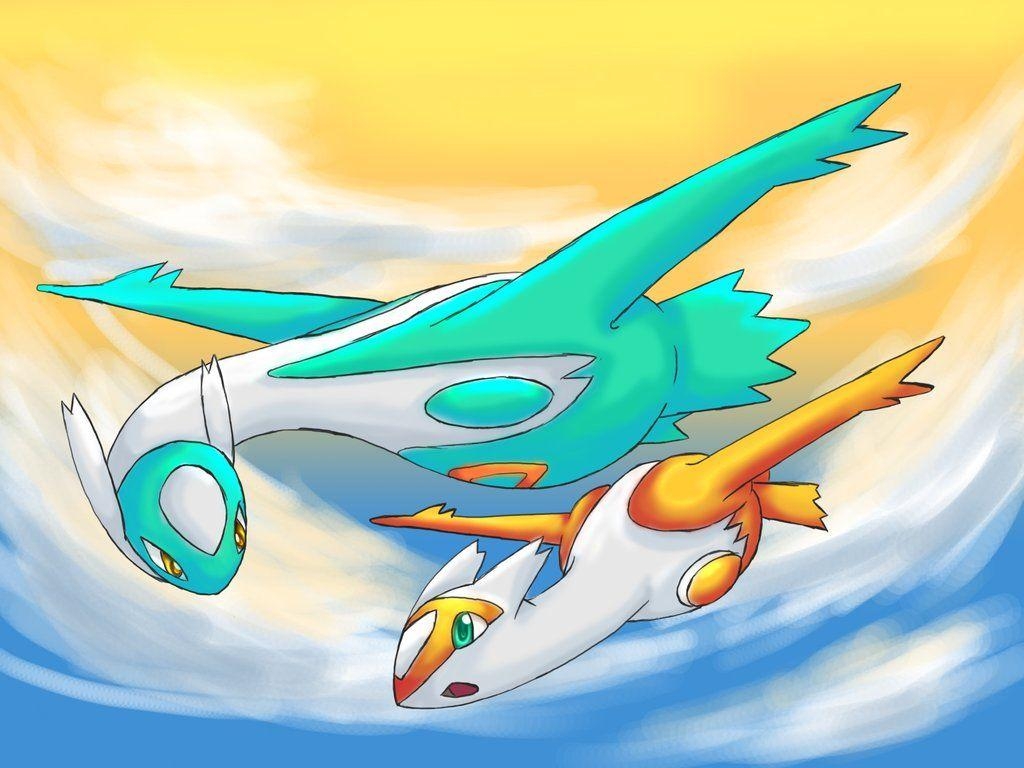 1030x770 latios n latias, Desktop