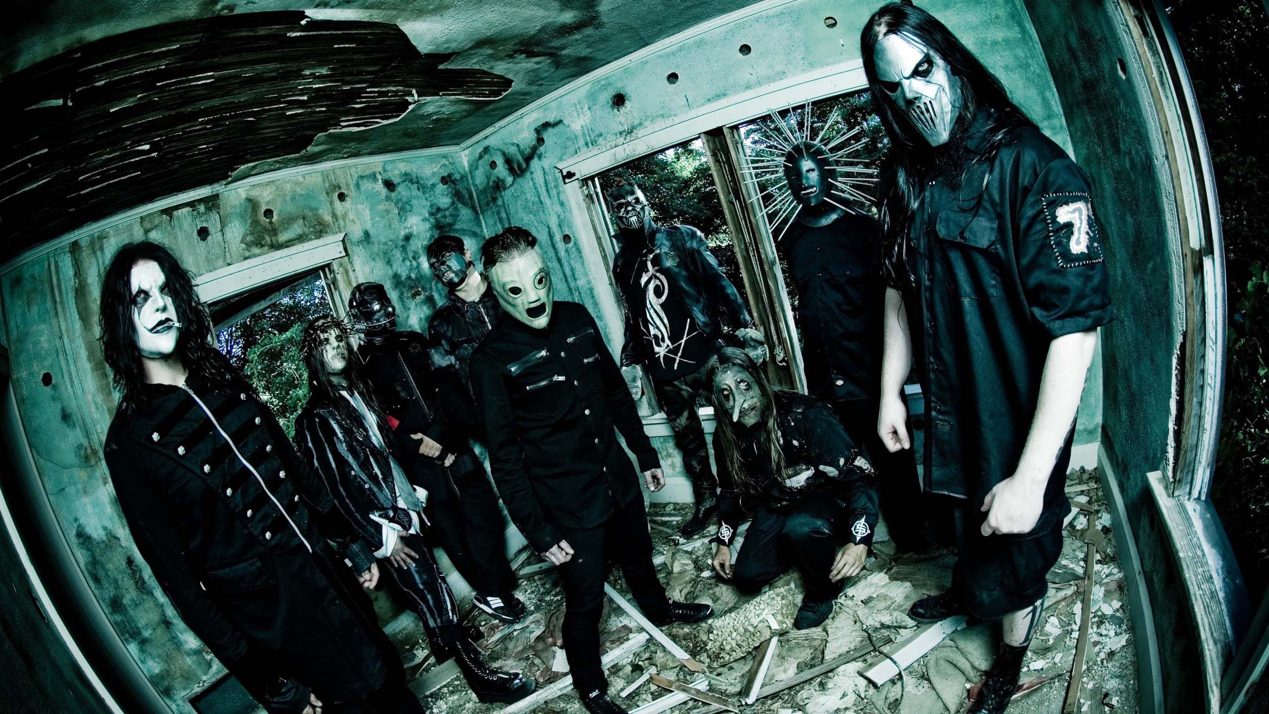 2560x1440 Craig Jones Chris Fehn Joey Jordison Mick Thomson Slipknot HD Music Wallpaper, Desktop