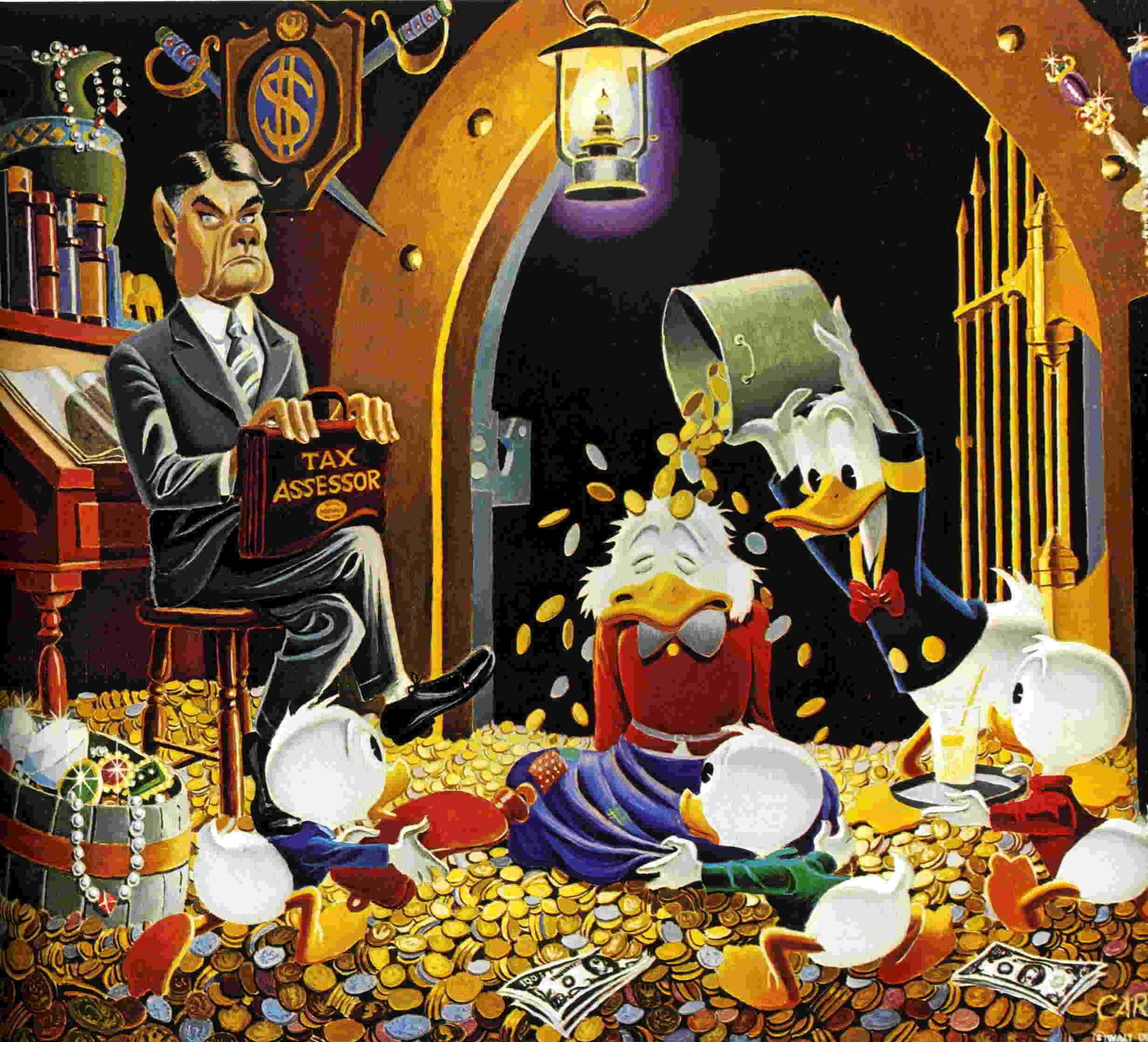 2470x2240 Carl Barks Scrooge Wallpaper. Samantha, Desktop