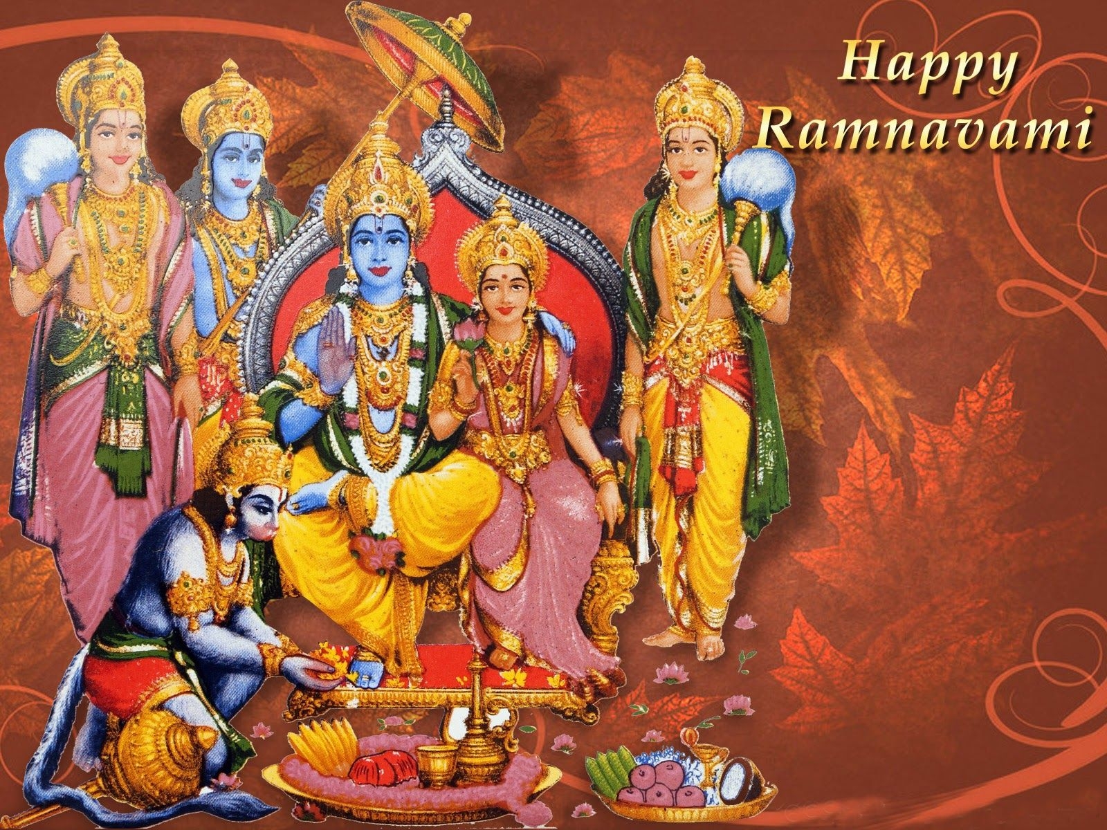 1600x1200 Digital Hub Inc: Happy Sri Rama Navami Greetings HD Wallpaper SMS, Desktop