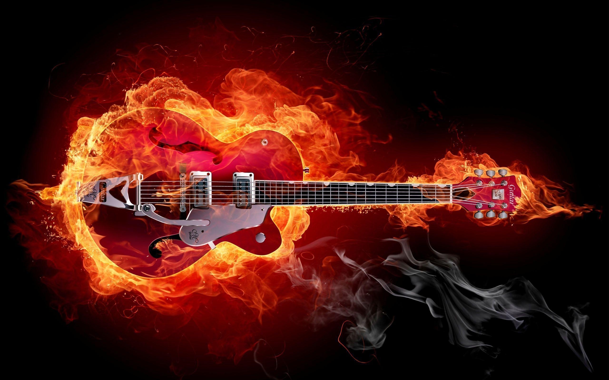 2560x1600 Hard Rock Guitar WallPaper HD, Desktop