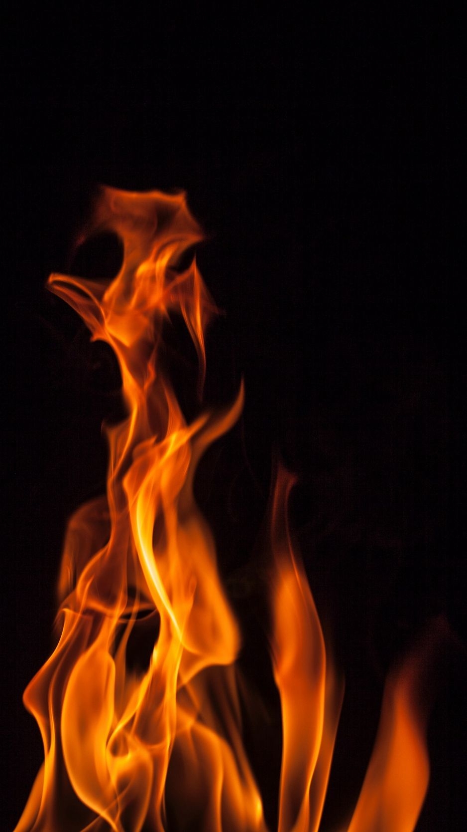 940x1670 Wallpaper Flames, Phone