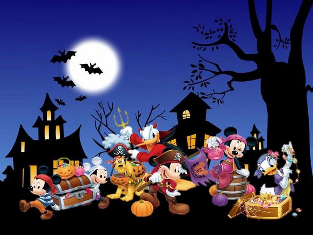 1280x960 undefined Animated Halloween Wallpaper (35 Wallpaper). Adorable Wallpaper. Halloween wallpaper, Mickey halloween, Disneyland halloween, Desktop