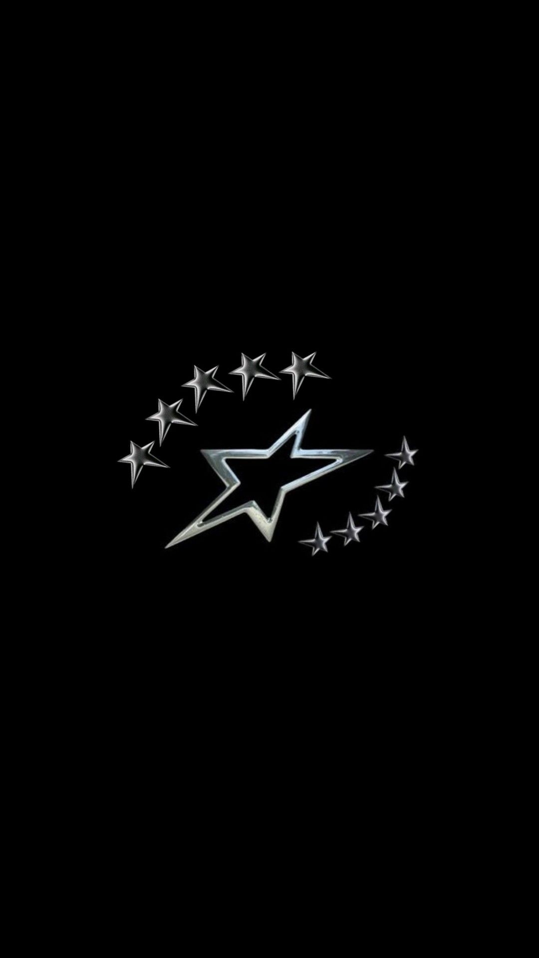 1080x1920 Stars wallpaper y2k. Black wallpaper iphone dark, Black wallpaper iphone, Star wallpaper, Phone