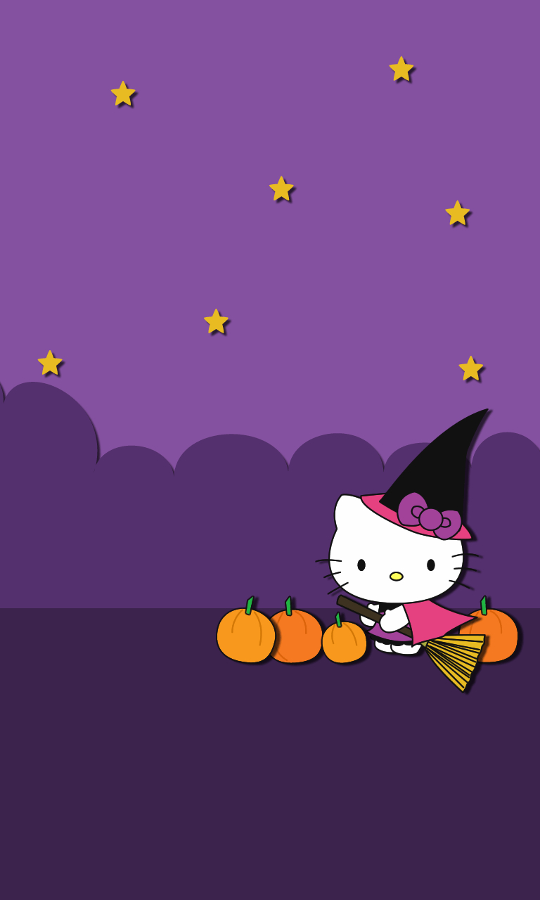 770x1280 Halloween Hello Kitty Wallpaper, Phone