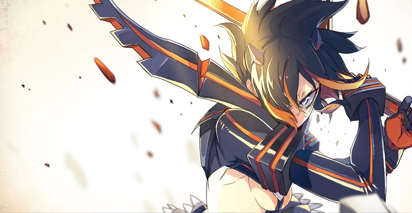 1370x710 Ryuko Matoi (Kill la Kill) (animated) [Wallpaper Engine Anime], Desktop