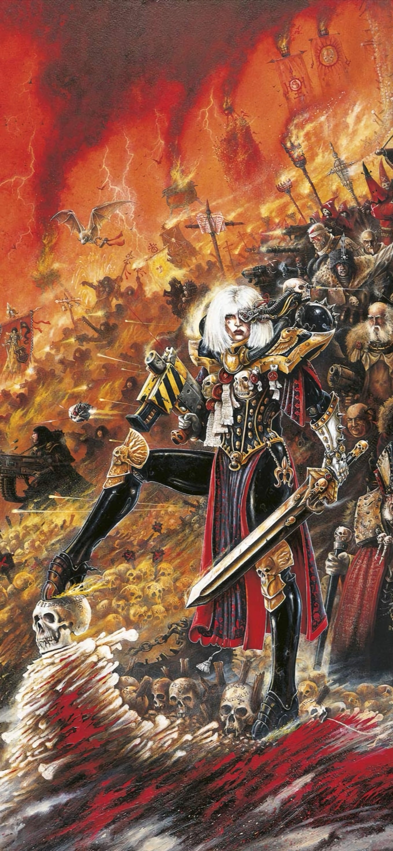 1360x2950 Warhammer 40k, Adepta Sororitas, Phone