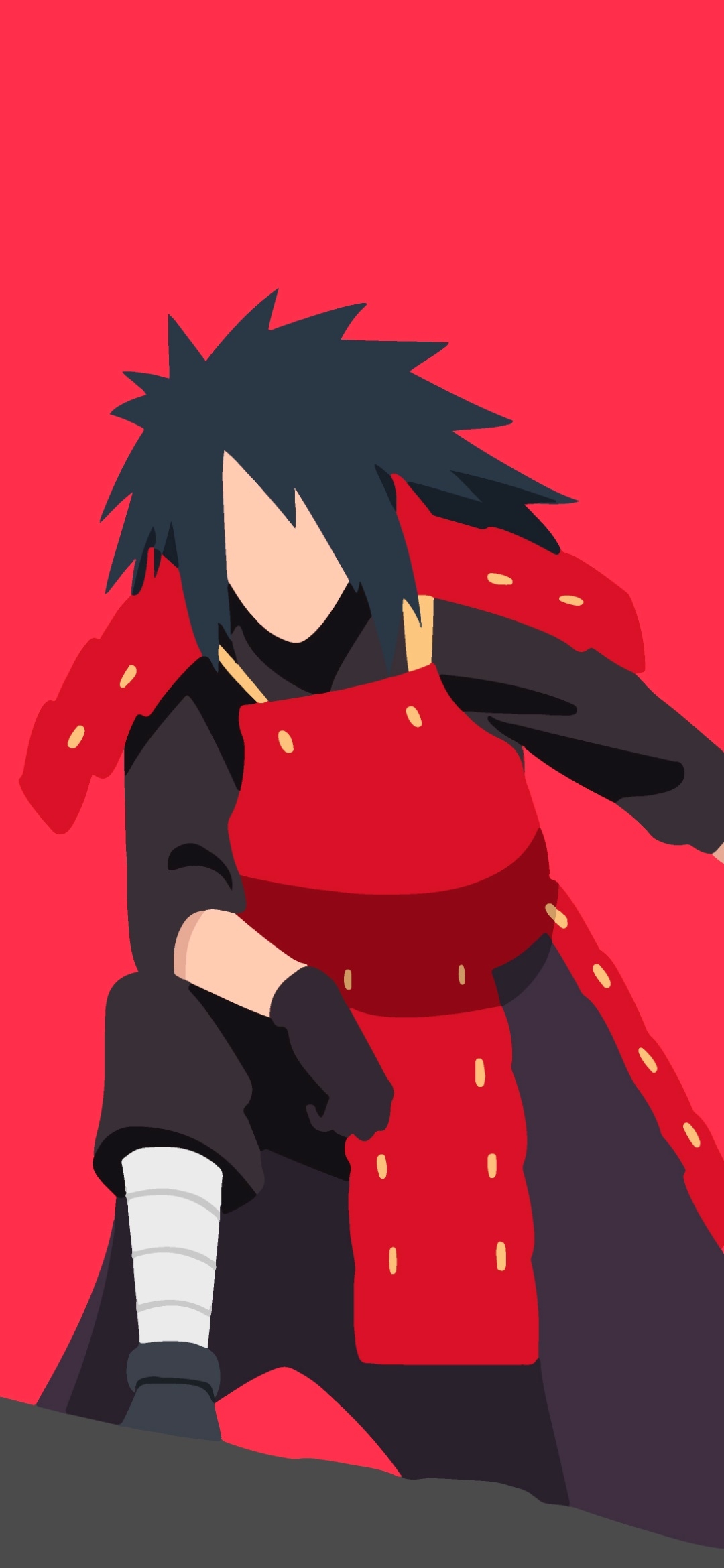 1080x2340 Wallpaper / Anime Naruto Phone Wallpaper, Naruto Shippuden Ultimate Ninja Storm Uchiha Clan, Madara Uchiha, Black Hair, Minimalist,  free download, Phone