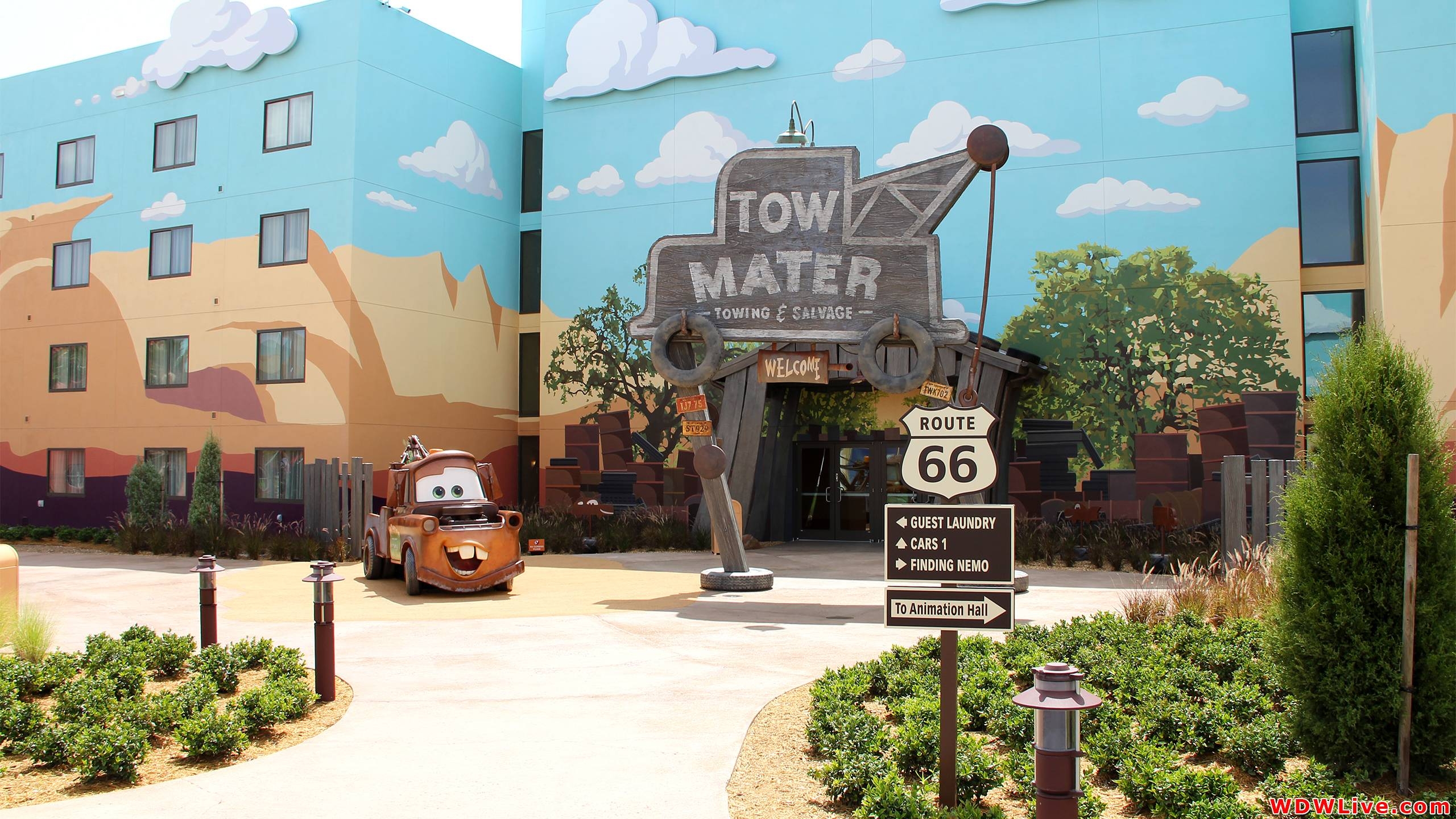 2560x1440 Art of Animation: Tow Mater Towing & Salvage, Desktop