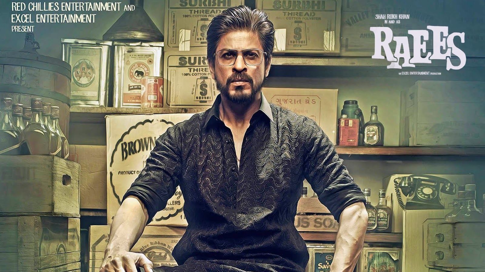 1600x900 Raees Movie Wallpaper HD Download Free 1080p. Shahrukh khan, Desktop