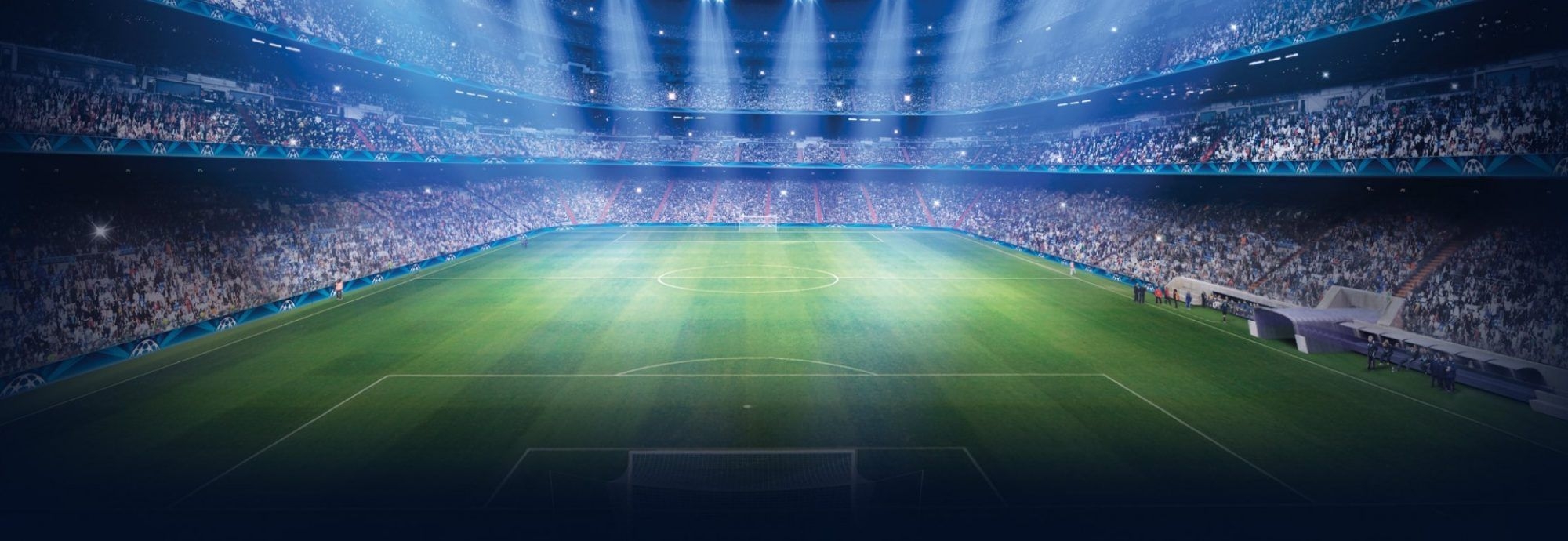 2000x690 Cropped UEFA Champions League Stadium Wallpaper > FISTF, Dual Screen