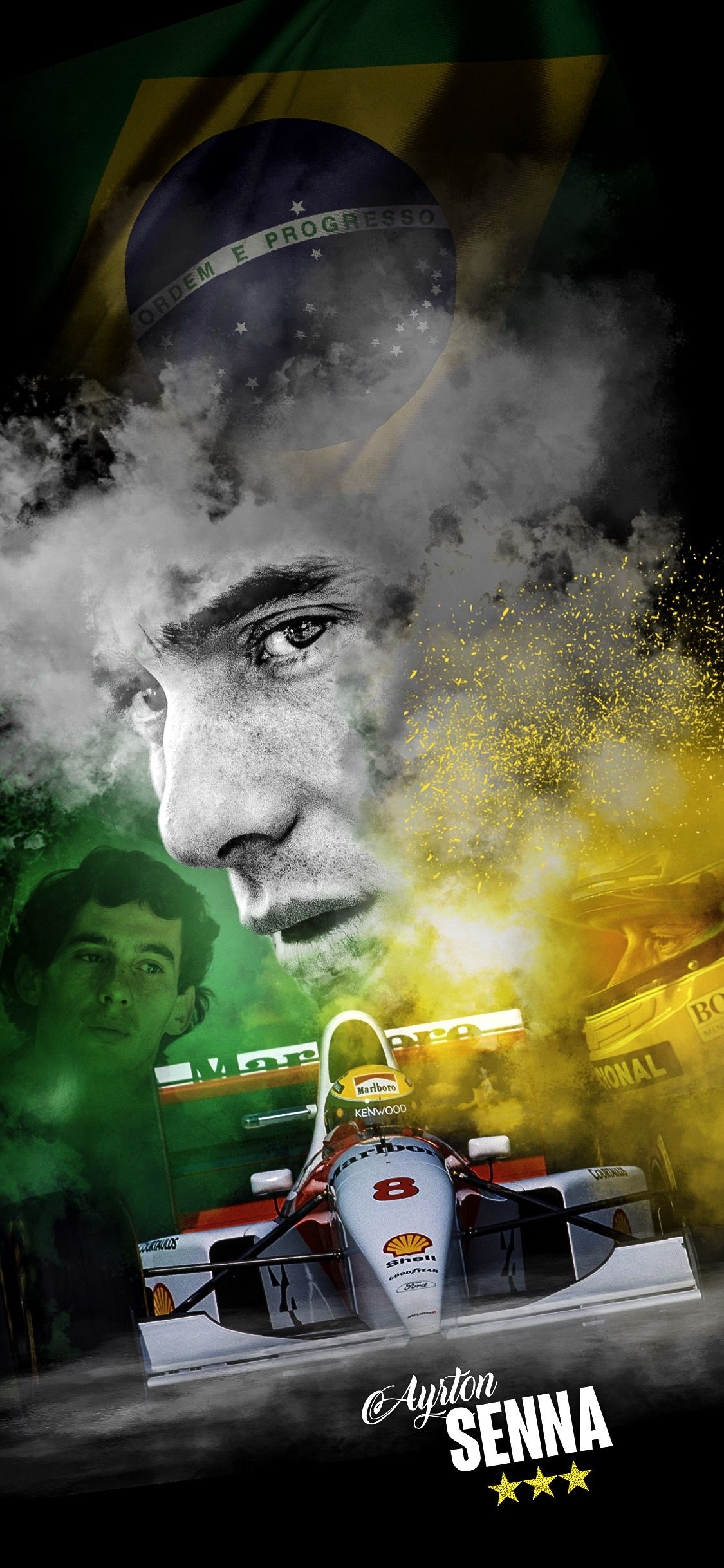 1130x2440 F1 Mobile Screensaver. Ayrton senna, Formula 1 car racing, Motorsport art, Phone