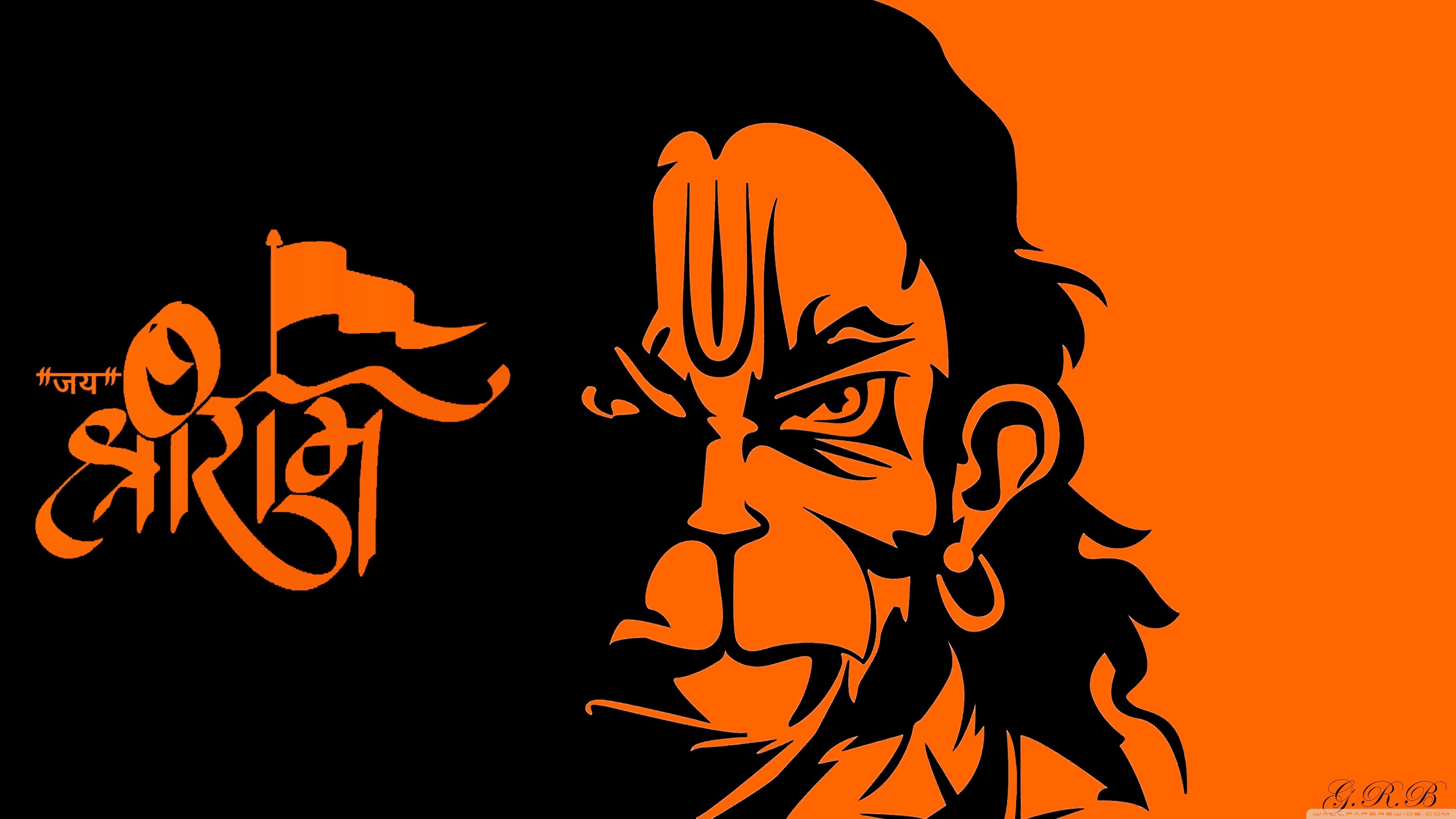 3840x2160 Jai Shree Ram Hanuman Ultra HD Desktop, Desktop