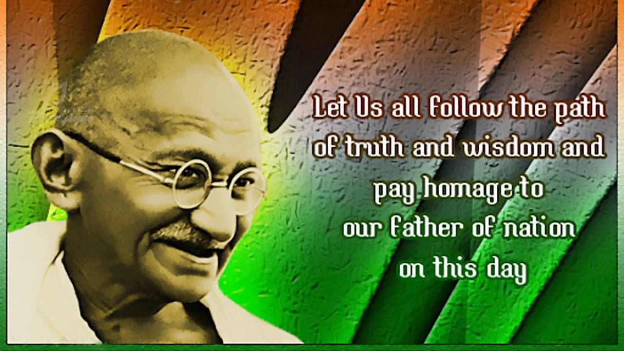 1280x720 Gandhi Jayanti Image HD Wallpaper Celebrate 147th Birthday, Desktop