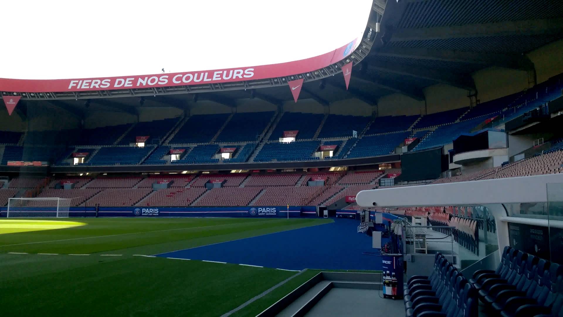 1920x1080 Parc De Princes 4K PSG Stadium Ground Empty View, Desktop