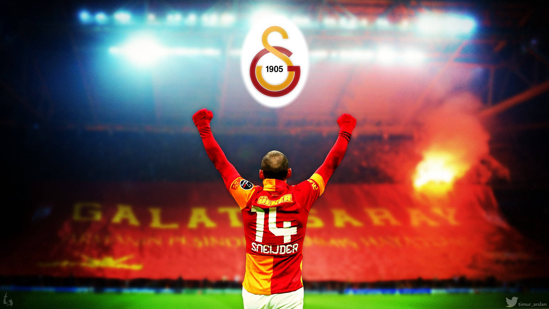 1920x1080 Download Galatasaray Sneijder Edit Wallpaper, Desktop