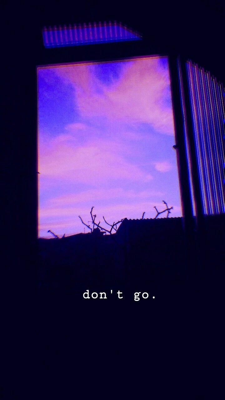 720x1280 don't go. Neon Wallpaper. Wallpaper quotes, Aesthetic iphone, Phone