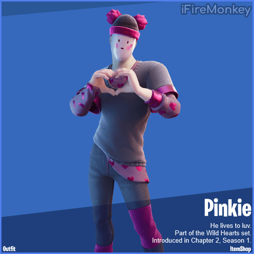 520x520 Pinkie Fortnite wallpaper, Phone