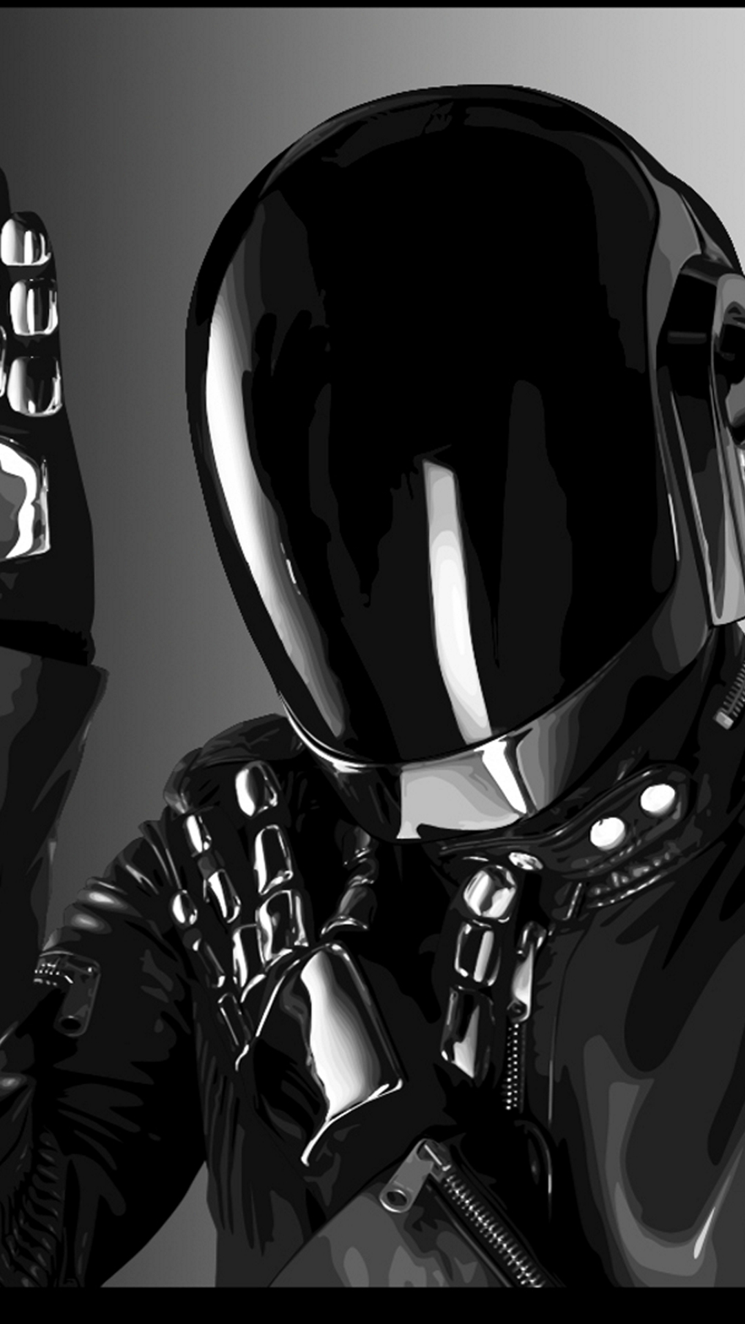 1080x1920 Daft Punk Shiny Helmet Black Costume iPhone 6 Plus HD Wallpaper HD, Phone