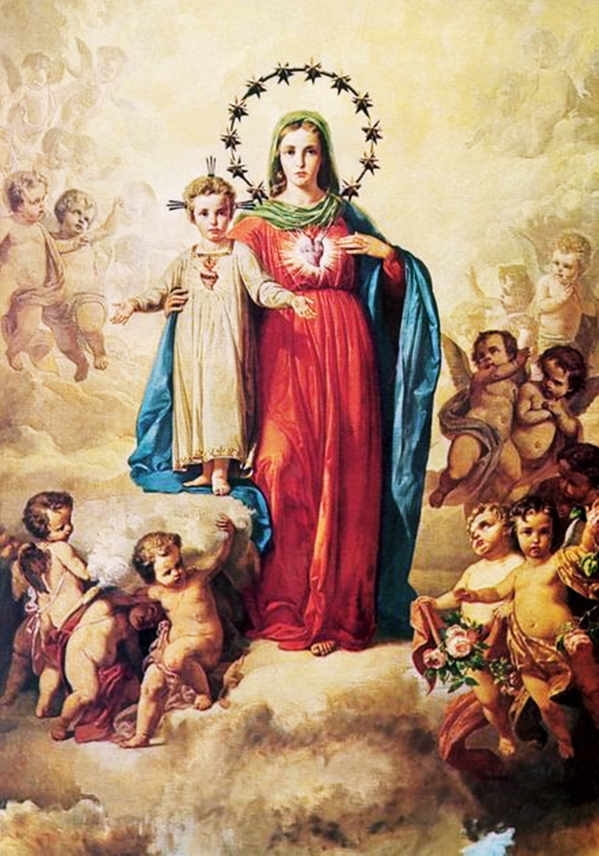 2100x3000 Wallpaper Of Mother Mary 55 Image Immaculate Heart Of Mary Wallpaper & Background Download, Phone