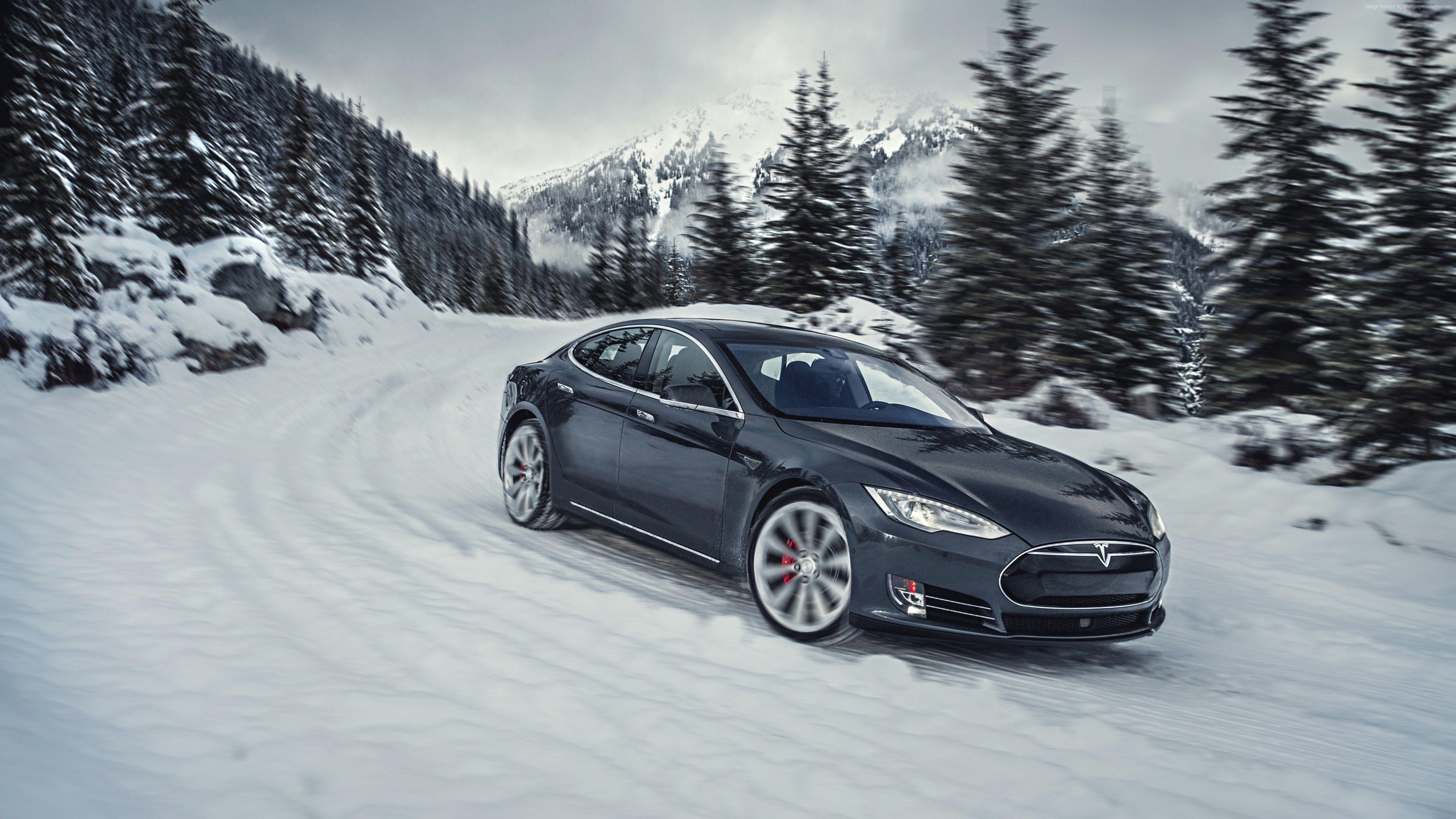 3840x2160 Tesla Model S P85D Black Wallpaper #tesla #models. Vroom Vroom, Desktop