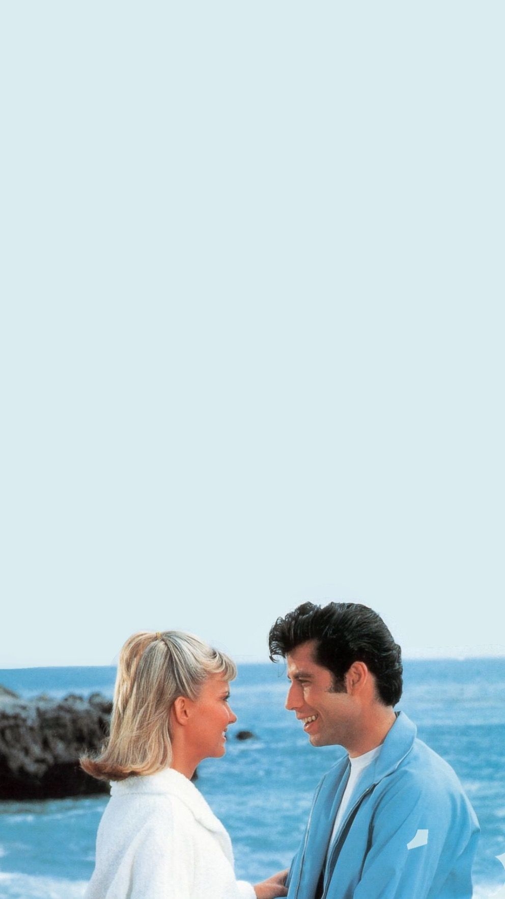 1000x1770 Sandy and Danny Wallpaper grease. Grease movie, Aesthetic movies, Sandy and danny, Phone