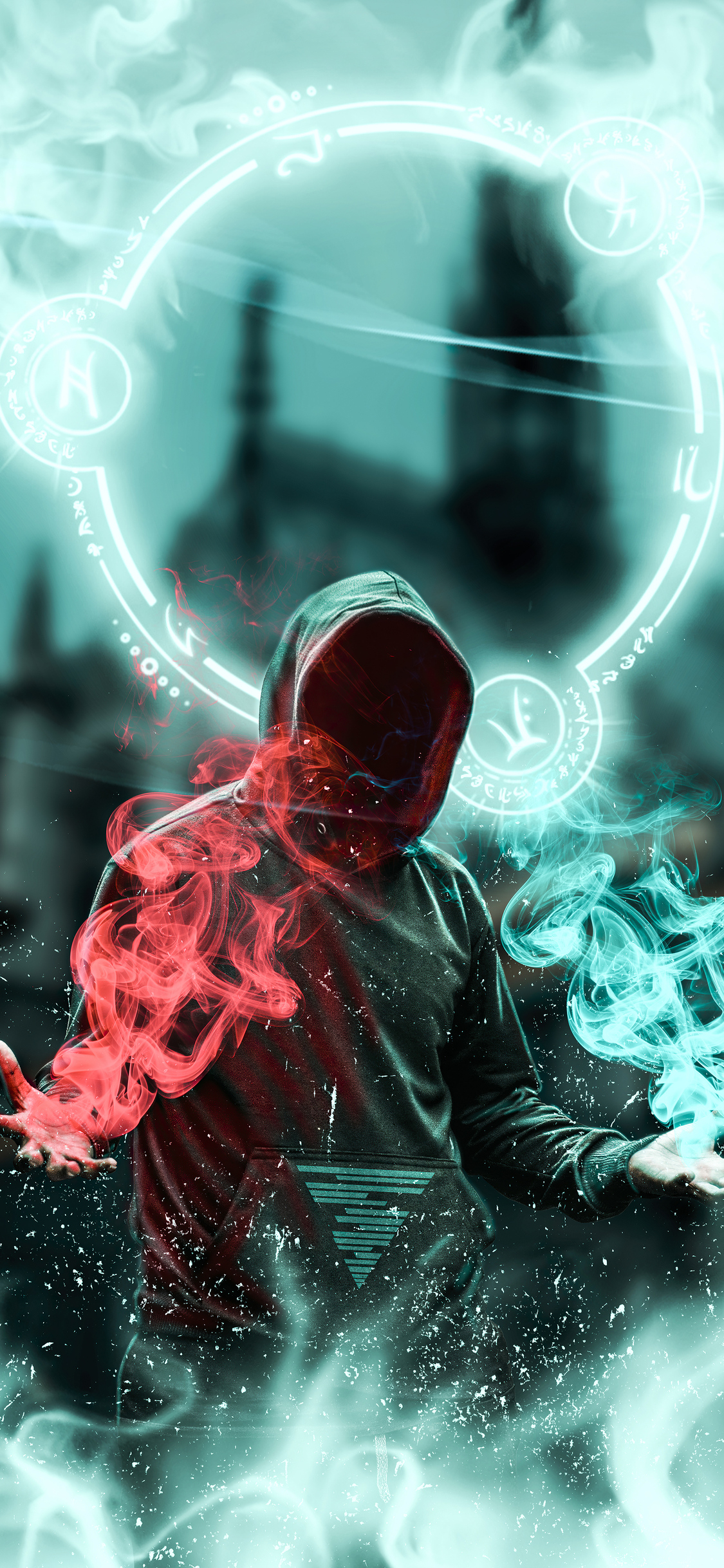 1130x2440 Anonymus Guy Magic Powers 4k iPhone XS, iPhone iPhone X HD 4k Wallpaper, Image, Background, Photo and Picture, Phone