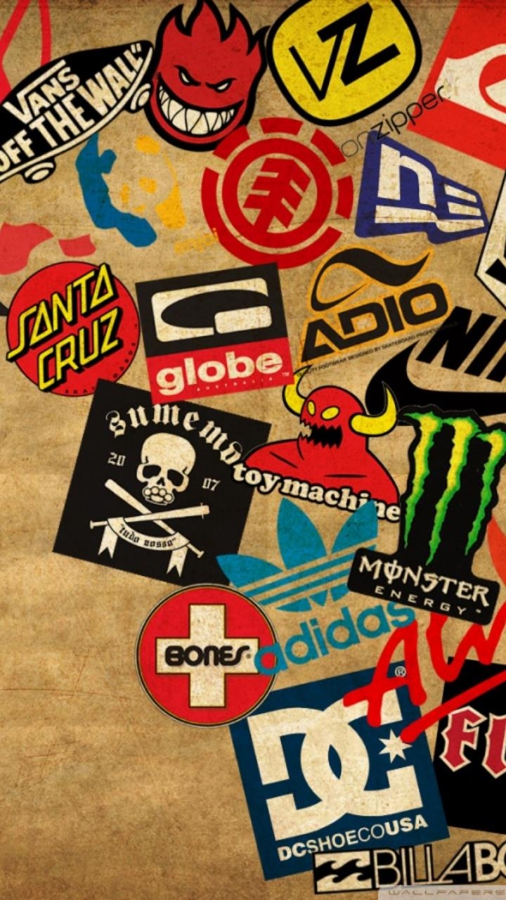 720x1280 skateboard logos wallpaper HD Mobile, Desktop Wallpaper, Phone