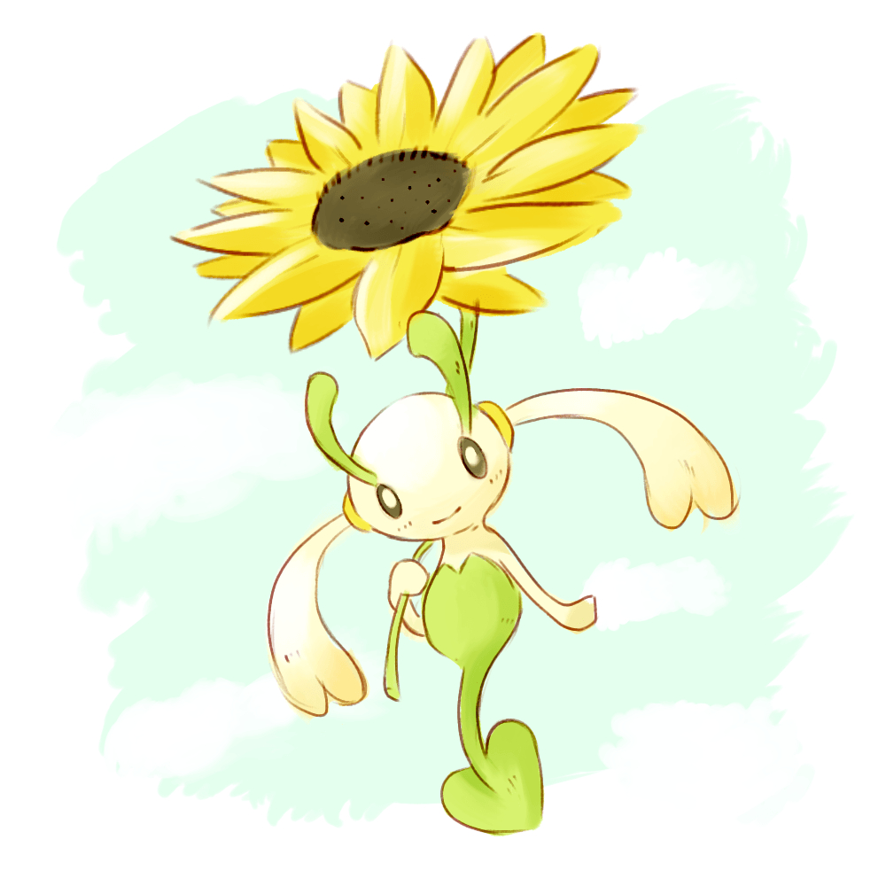 1000x1000 sunflower floette. Pokemon 2. Sunflowers and Pokémon, Phone