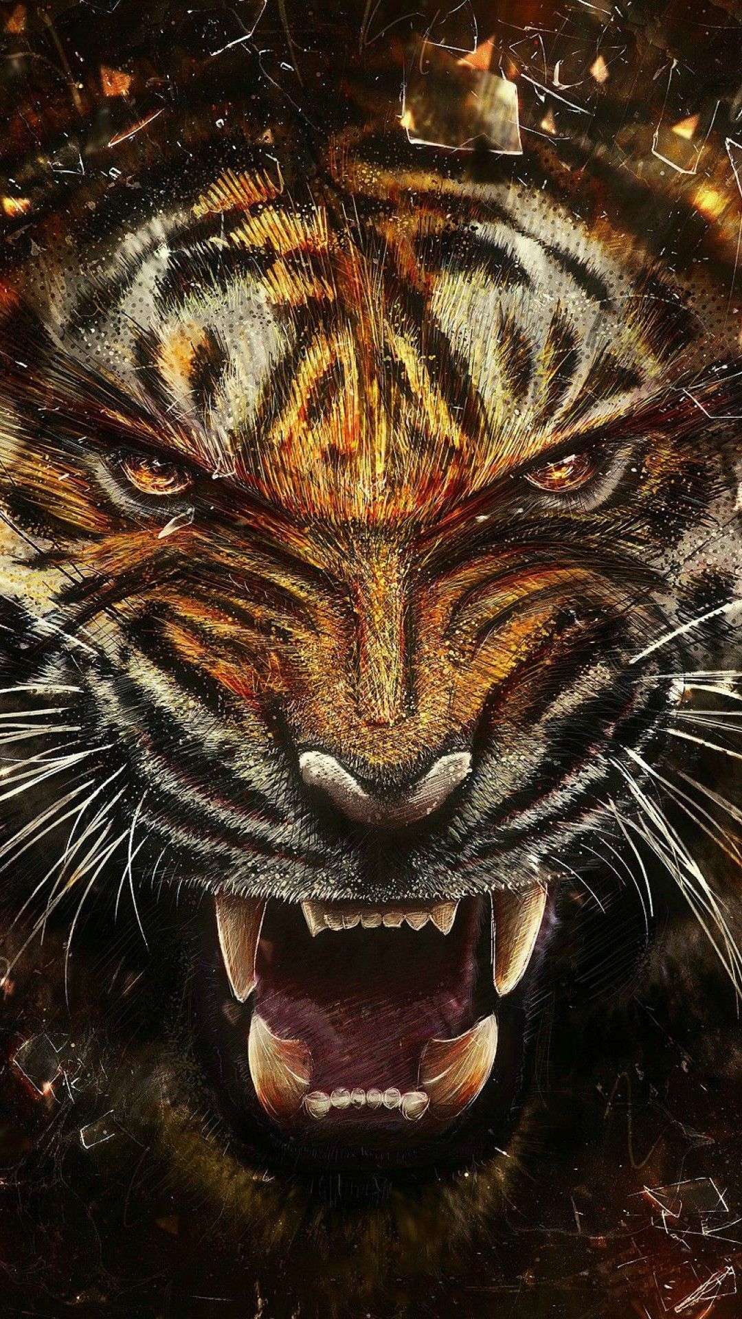 1080x1920 Tiger HD Wallpaper iPhone 6 / 6S Plus, Phone