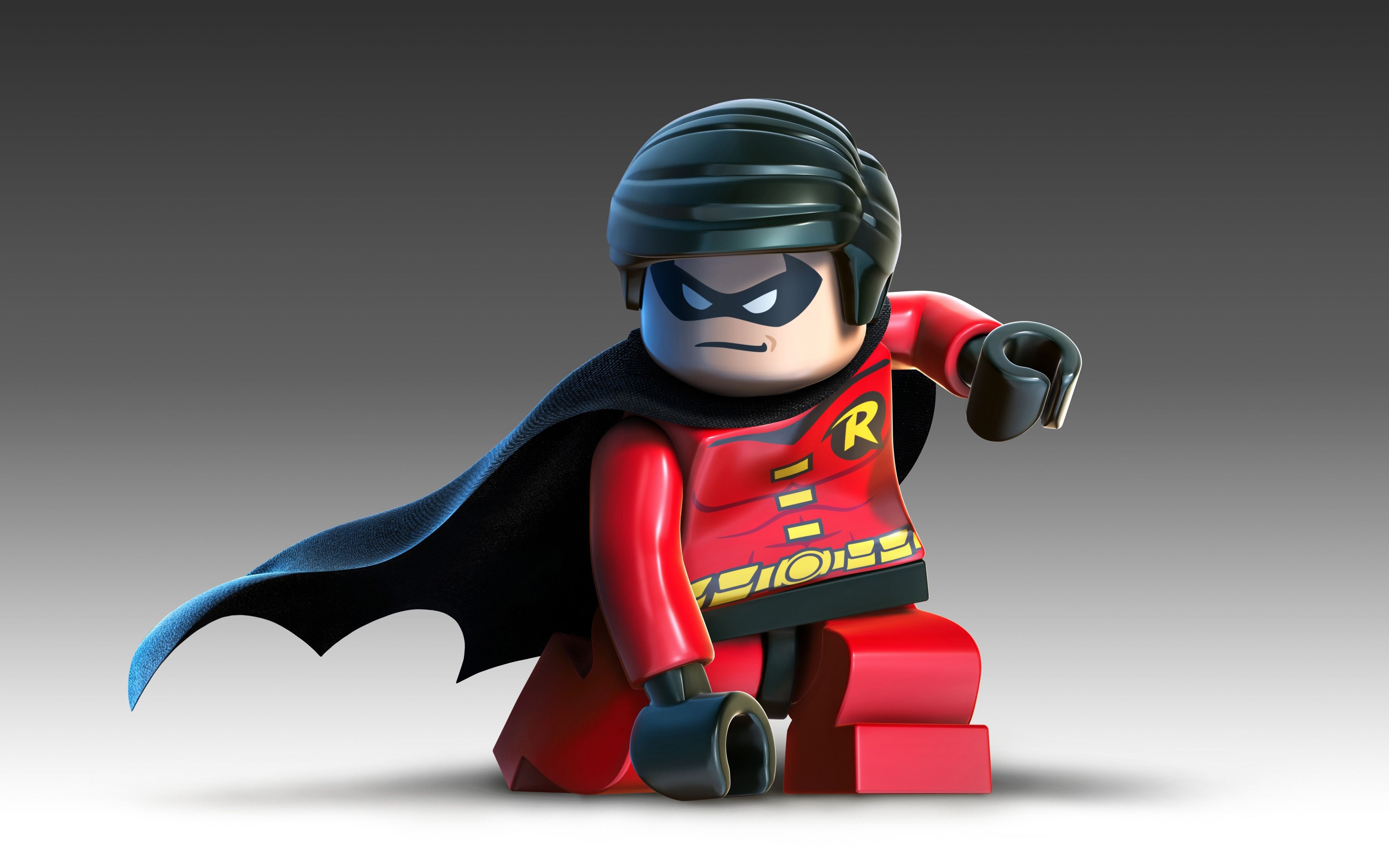 3840x2400 Download wallpaper Robin, 4k, superheroes, LEGO, 3D art, creative, Robin Lego, Robin 4K for desktop with resolution. High Quality HD picture wallpaper, Desktop