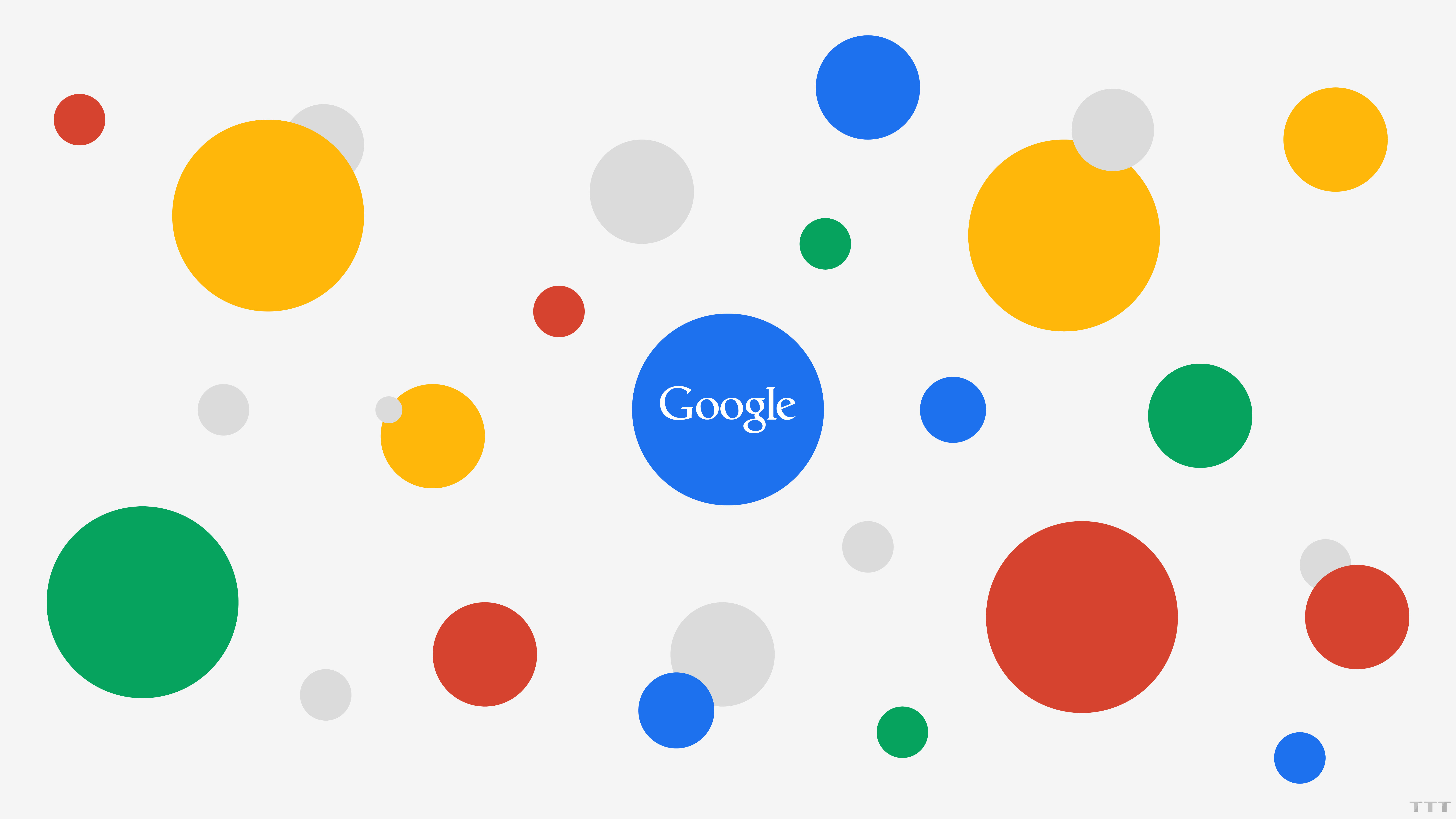 7680x4320 Google Wallpaper 4K, Circles, Multicolor, Colorful, White background, Technology, Desktop