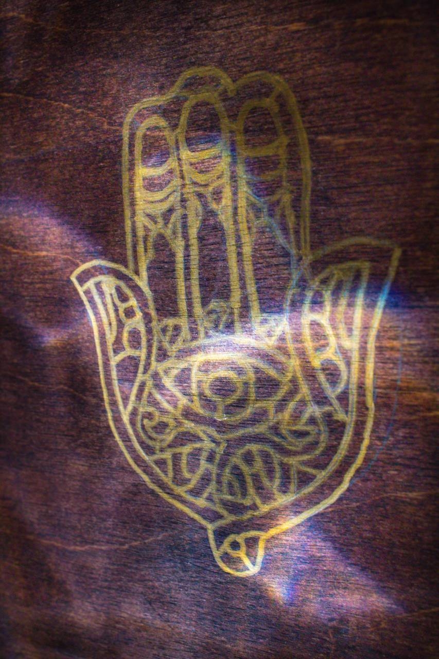 860x1280 Hamsa Hand Wallpaper, Phone