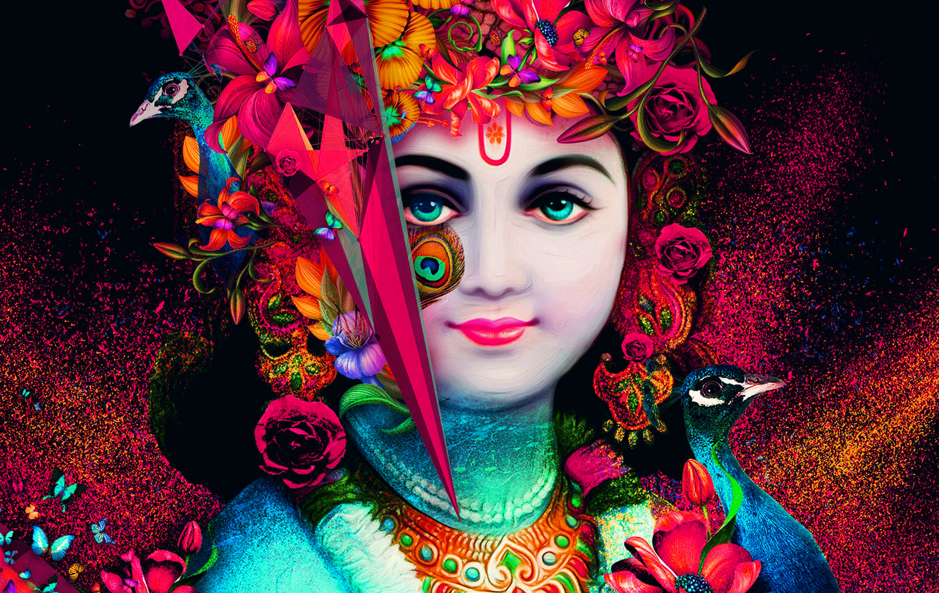 1900x1200 Lord Krishna Wallpaper Free Lord Krishna Background, Desktop