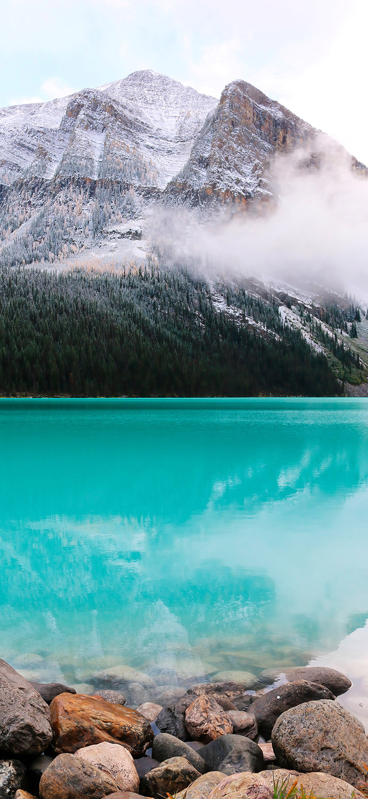 720x1560 Beautiful Turquoise Calm Lake 4K Phone Wallpaper, Phone