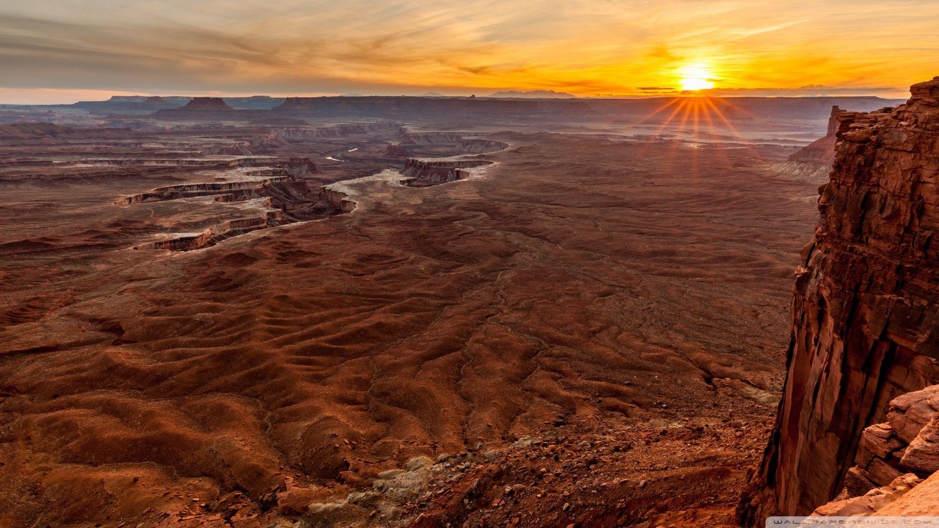 1920x1080 Canyonlands National Park, Sunset ❤ 4K HD Desktop Wallpaper, Desktop