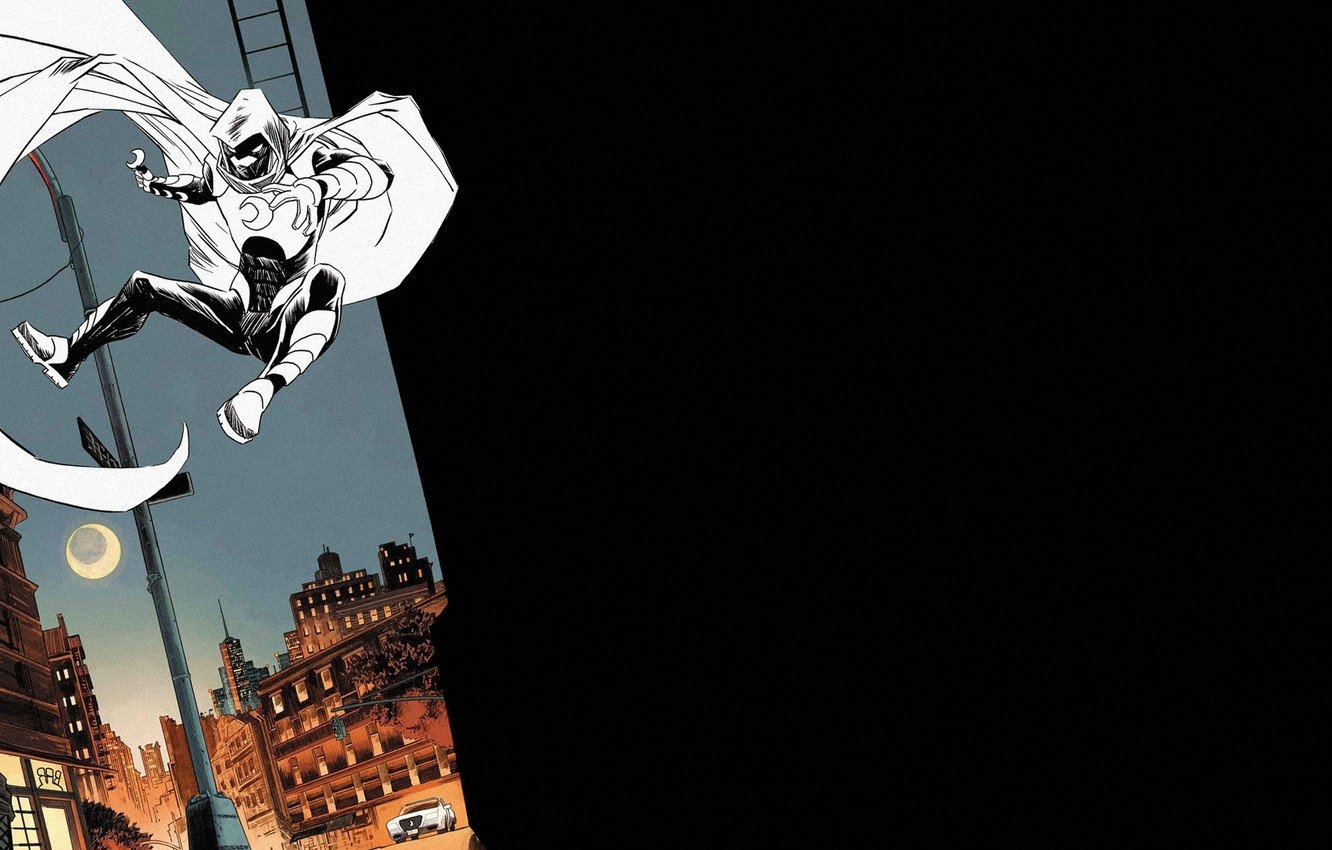 1340x850 Wallpaper comics, moon knight, moon knight image for desktop, section фантастика, Desktop