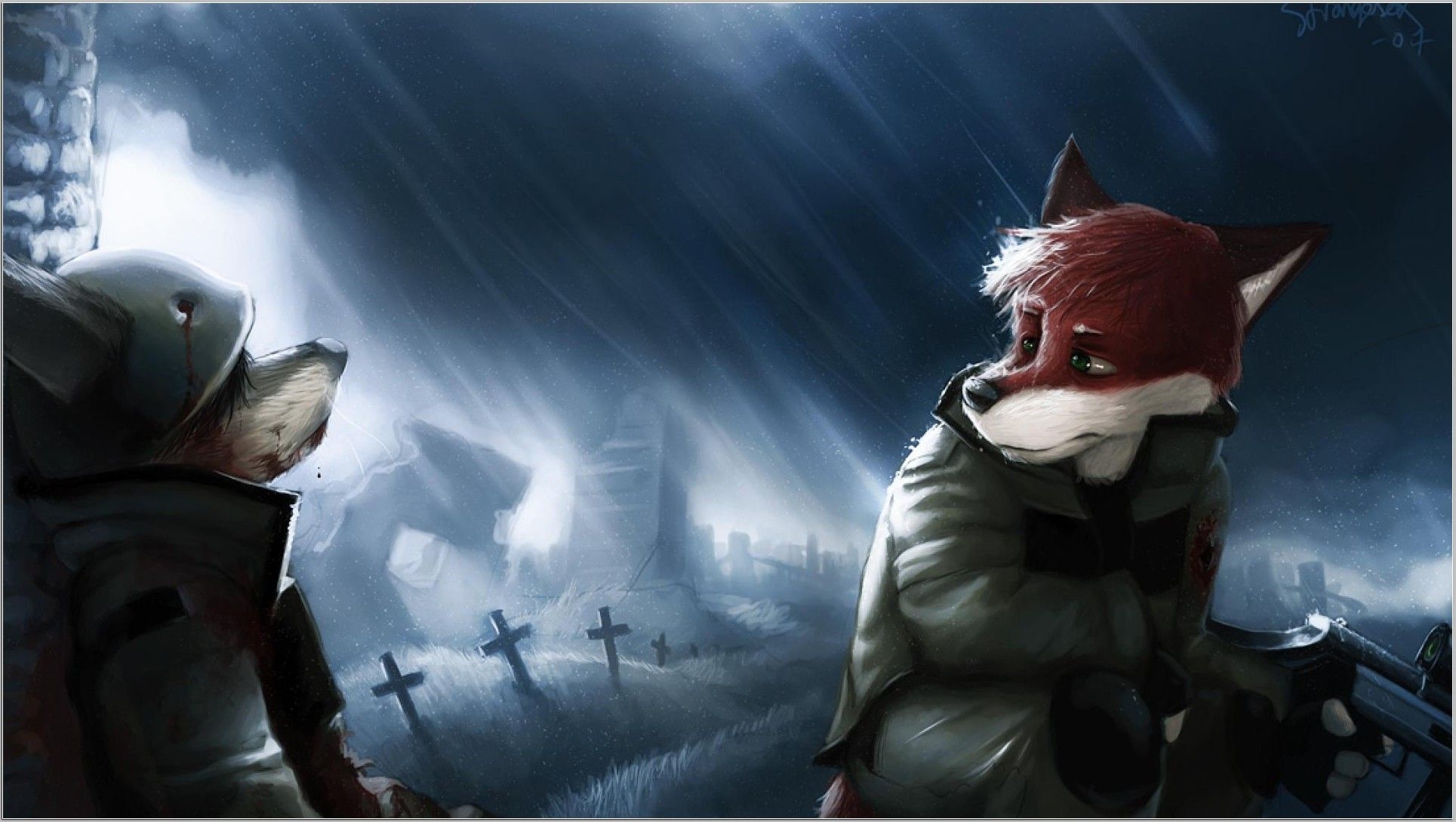 1930x1090 Furry Wolf Wallpaper, Desktop