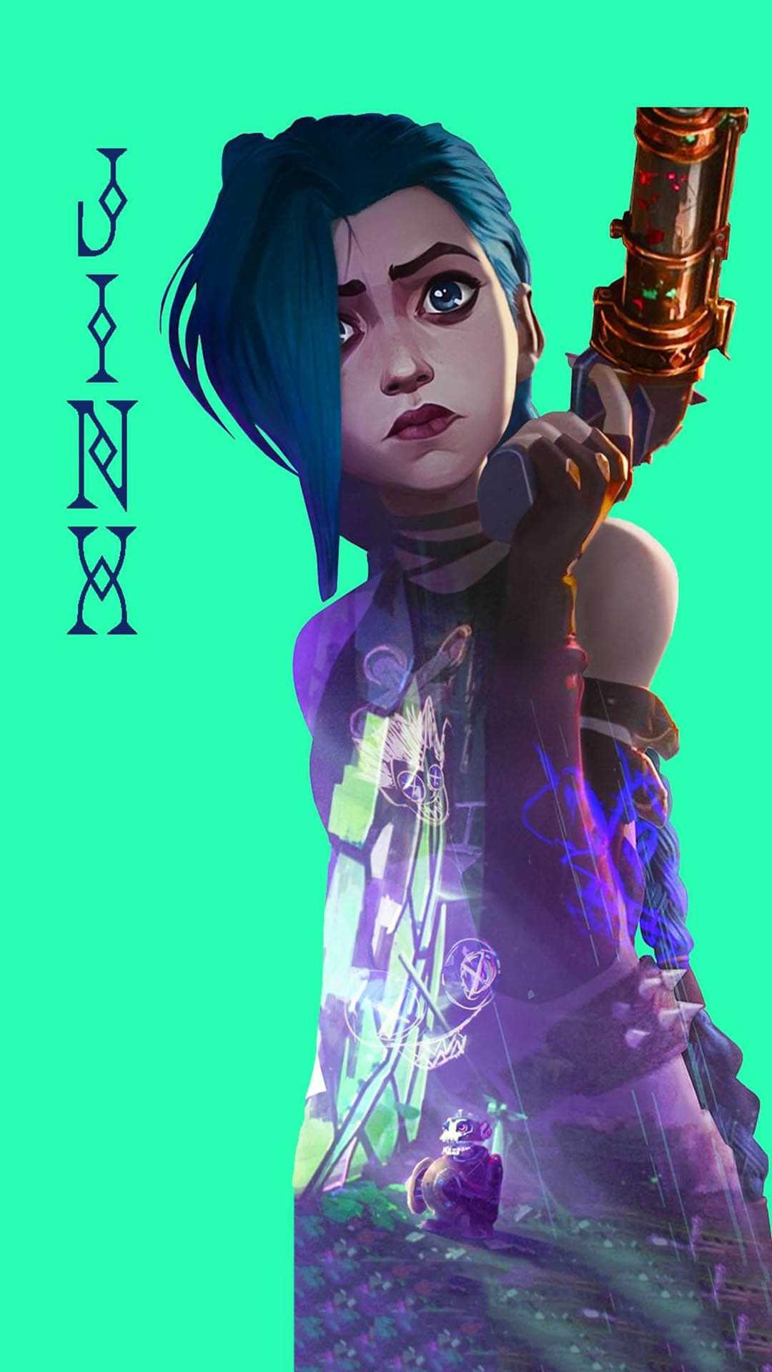 1080x1920 Jinx Arcane Wallpaper, Phone