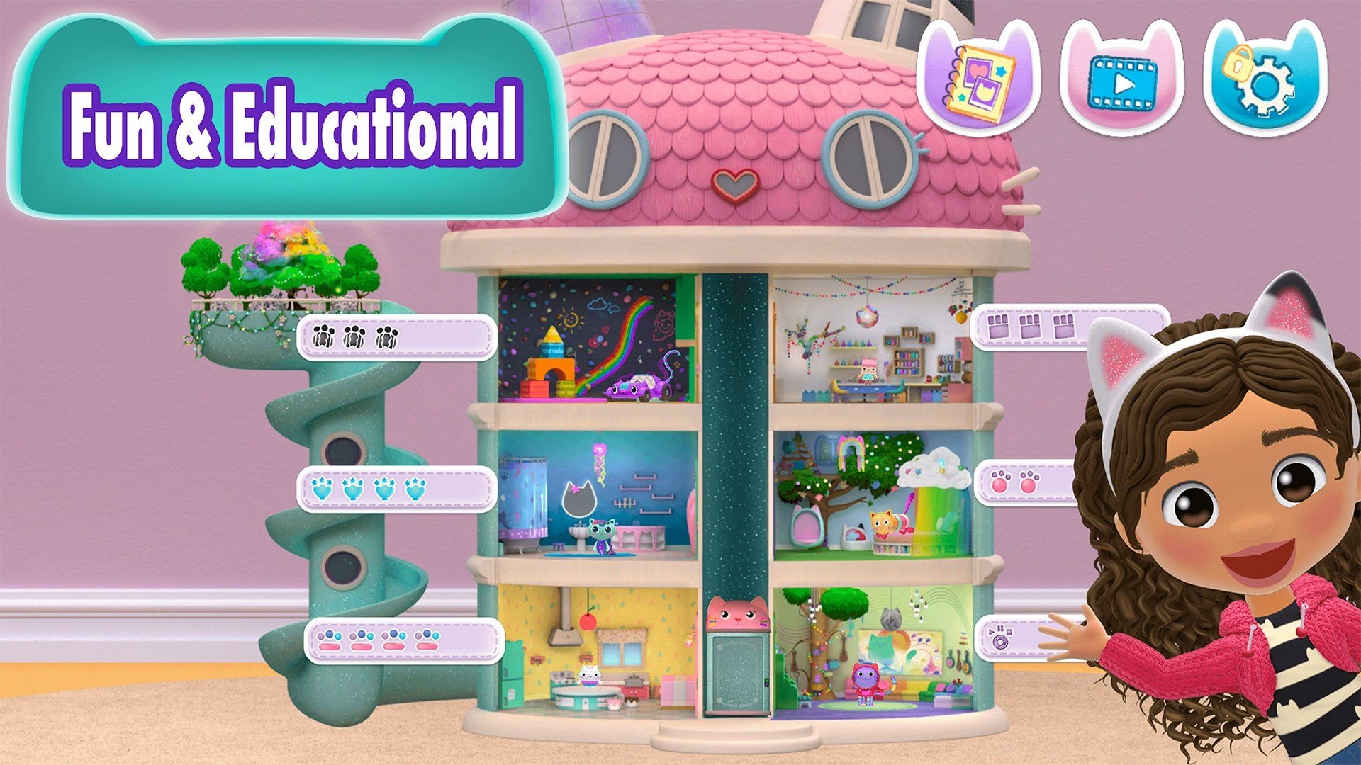 1920x1080 Gabby's Dollhouse on Mobile: SuperParent First Look, Desktop