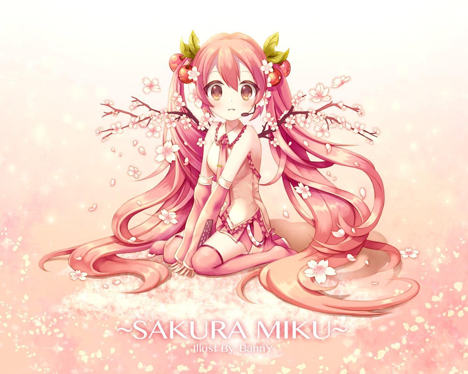 1500x1200 Wallpaper of The Week: Sakura Miku, Desktop