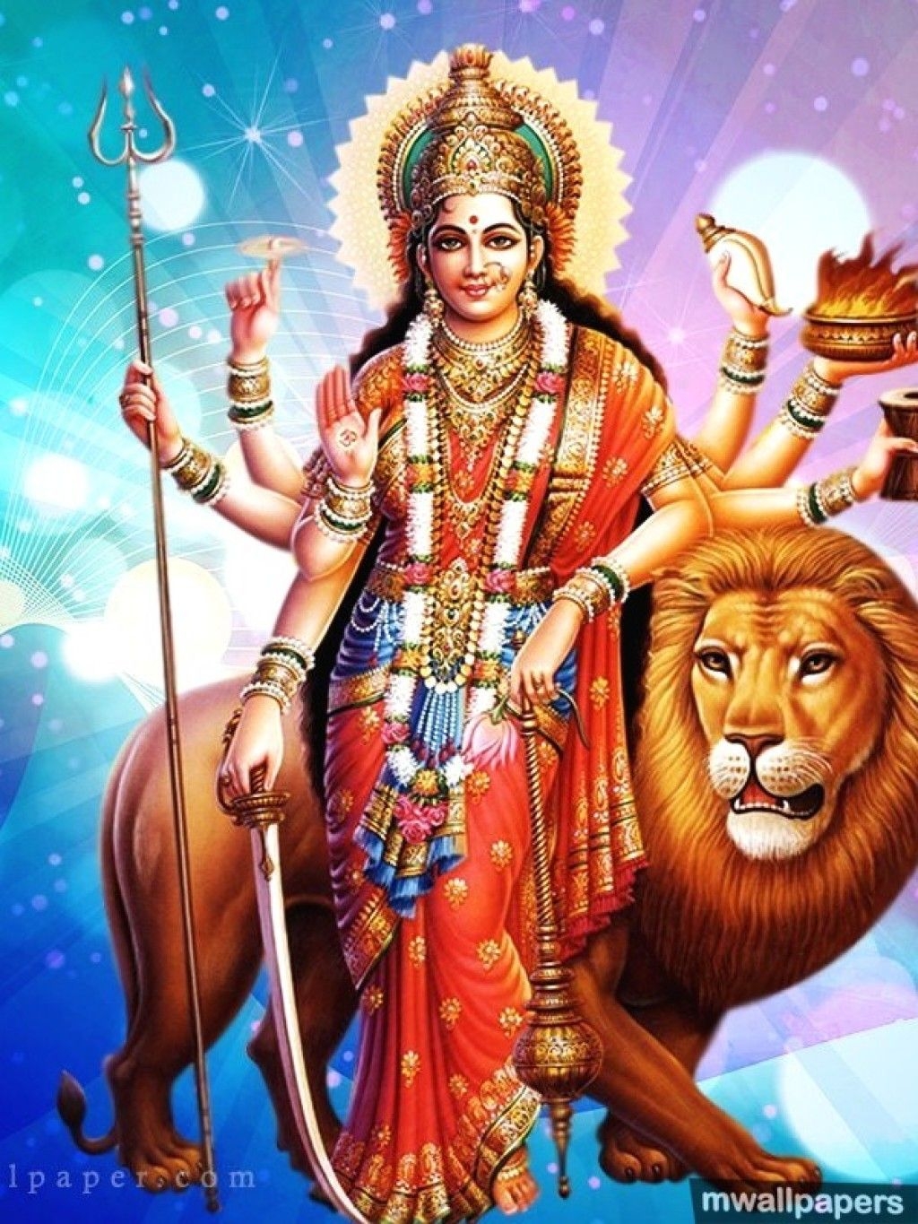 1030x1370 Durga Mata Wallpaper, Phone