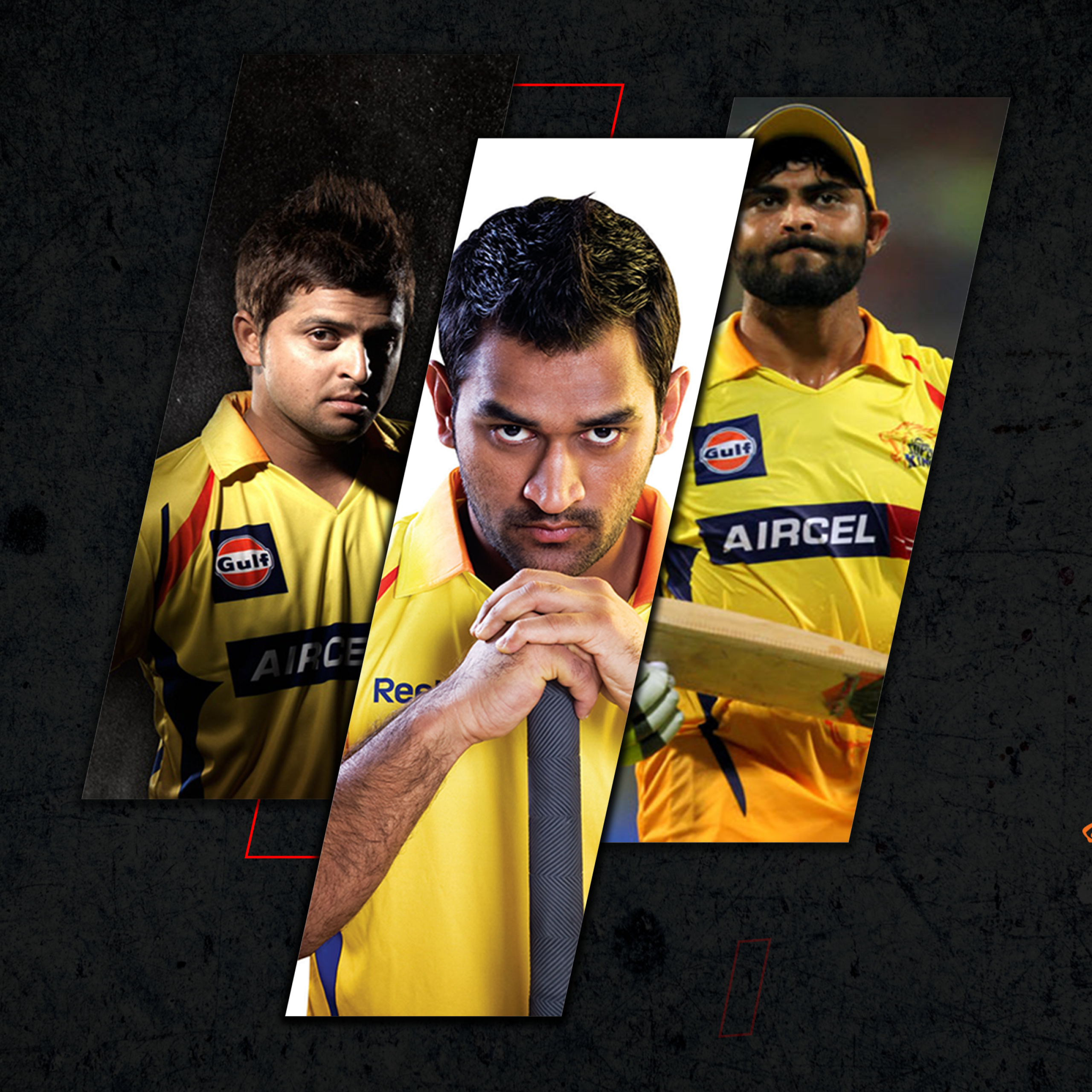 2560x2560 Chennai Super Kings Team Wallpaper 4K, CSK, Squad, IPL IPL T Black Dark, Phone