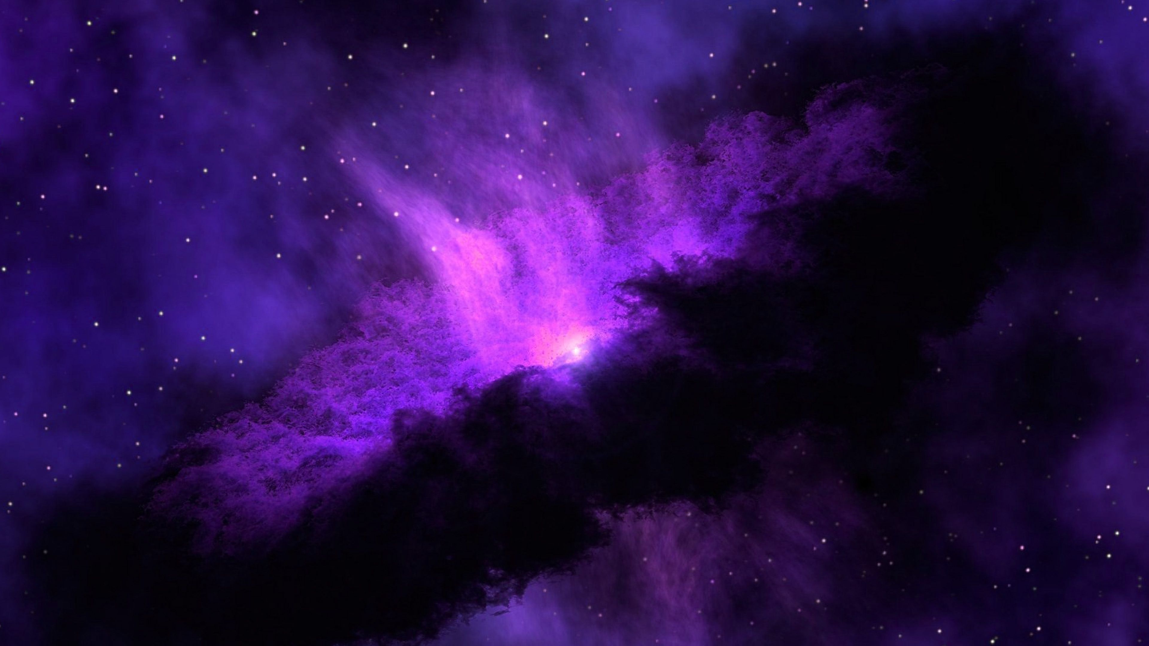 3840x2160 Space Blue Purple Nebula Star Awesome Wallpaper, Desktop