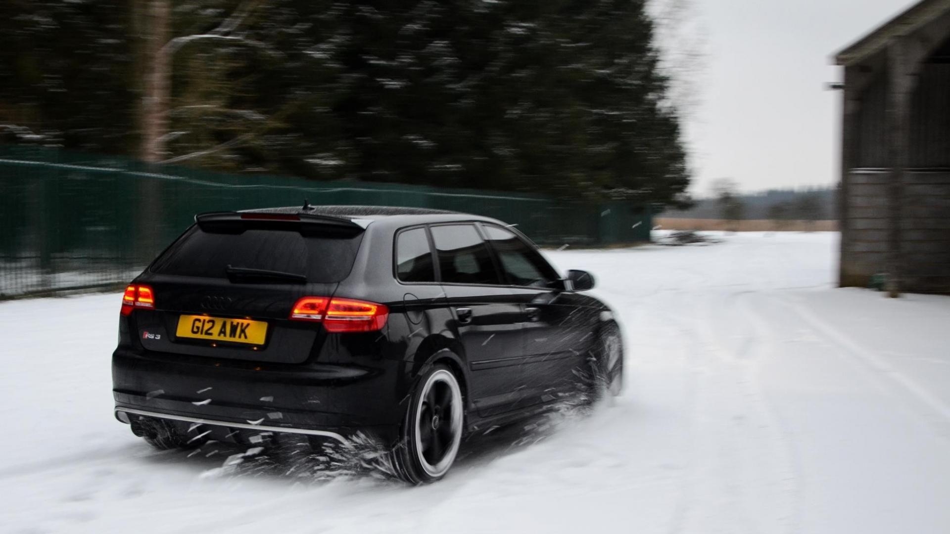 1920x1080 Nature snow cars audi rs3 sportback wallpaper, Desktop