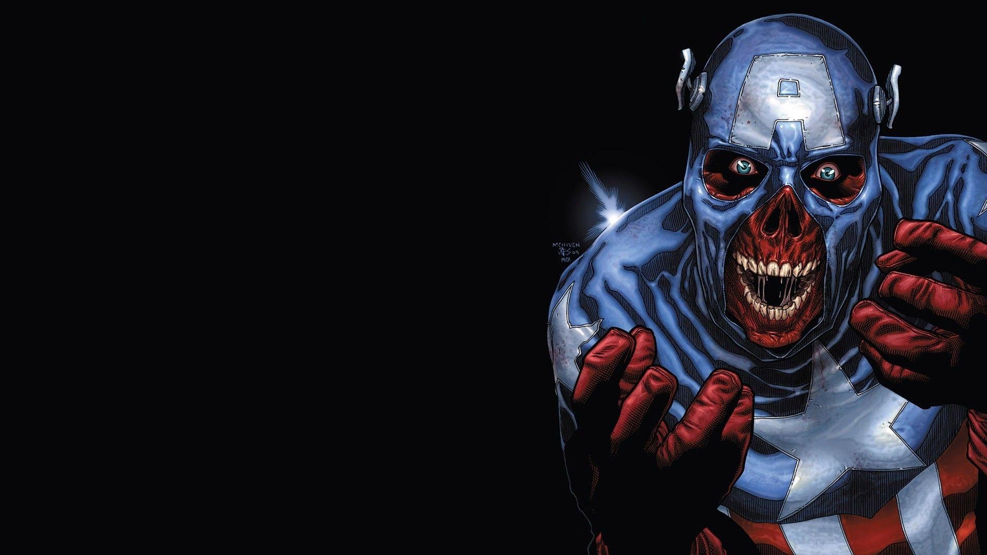 1920x1080 Red Skull Wallpaper background picture, Desktop