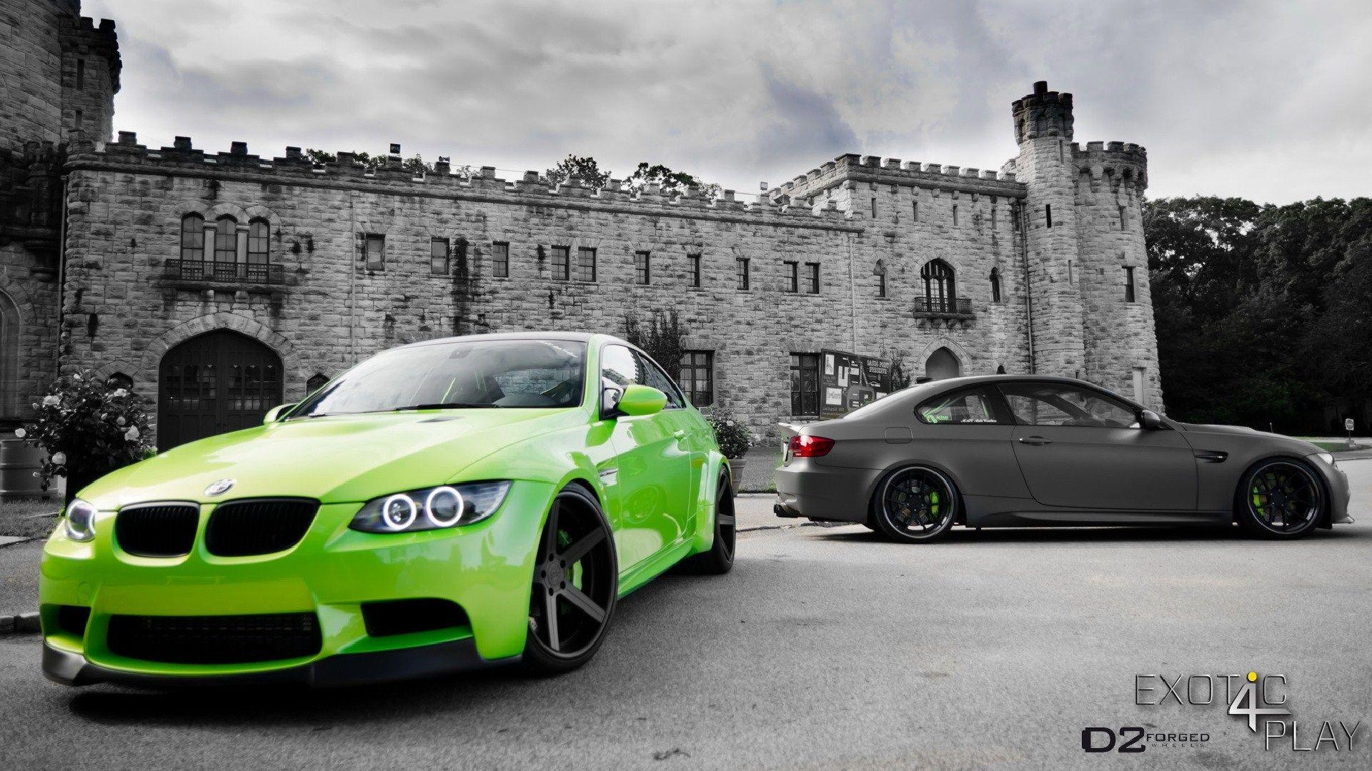 1920x1080 Green Vs. Gray Bmw M3 e92 Castle Original HD Wallpaper, Desktop