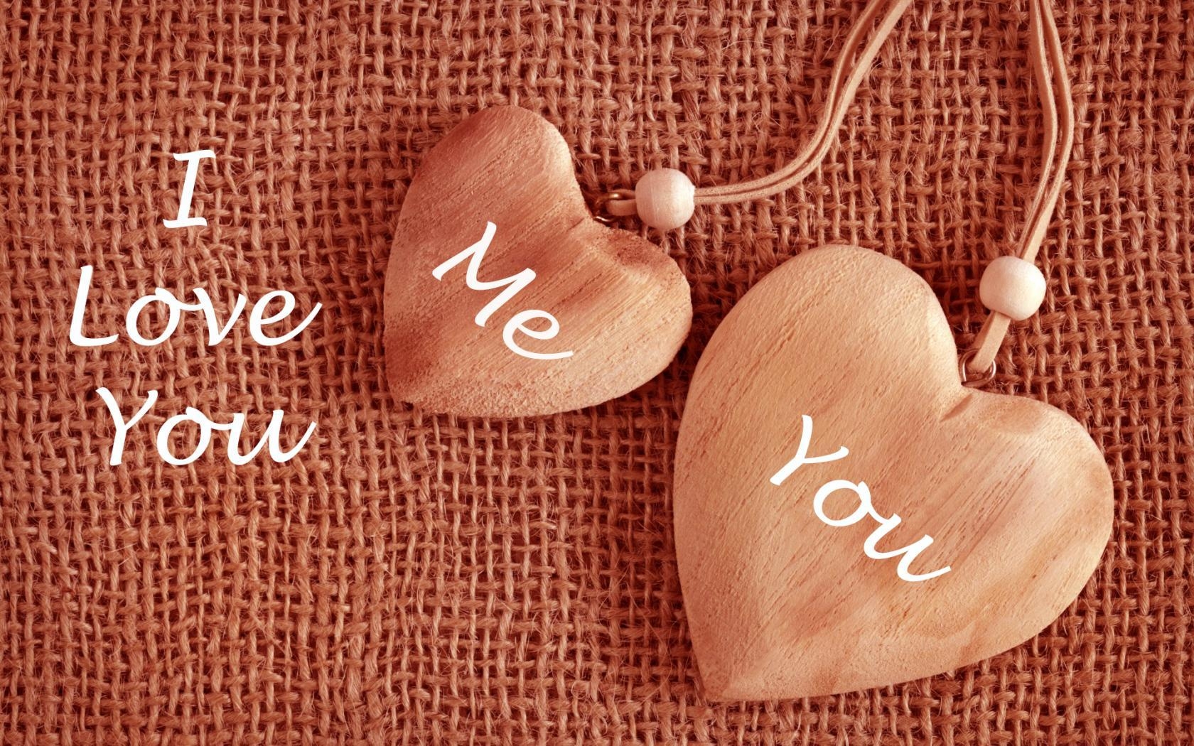 1680x1050 I Love You Wallpaper HD, Desktop