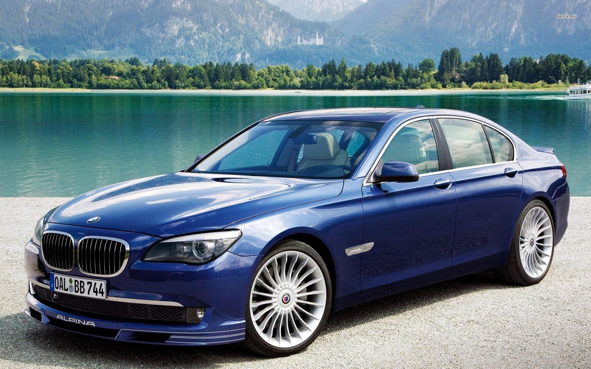 1920x1200 BMW Alpina B7 on the lake side wallpaper wallpaper, Desktop